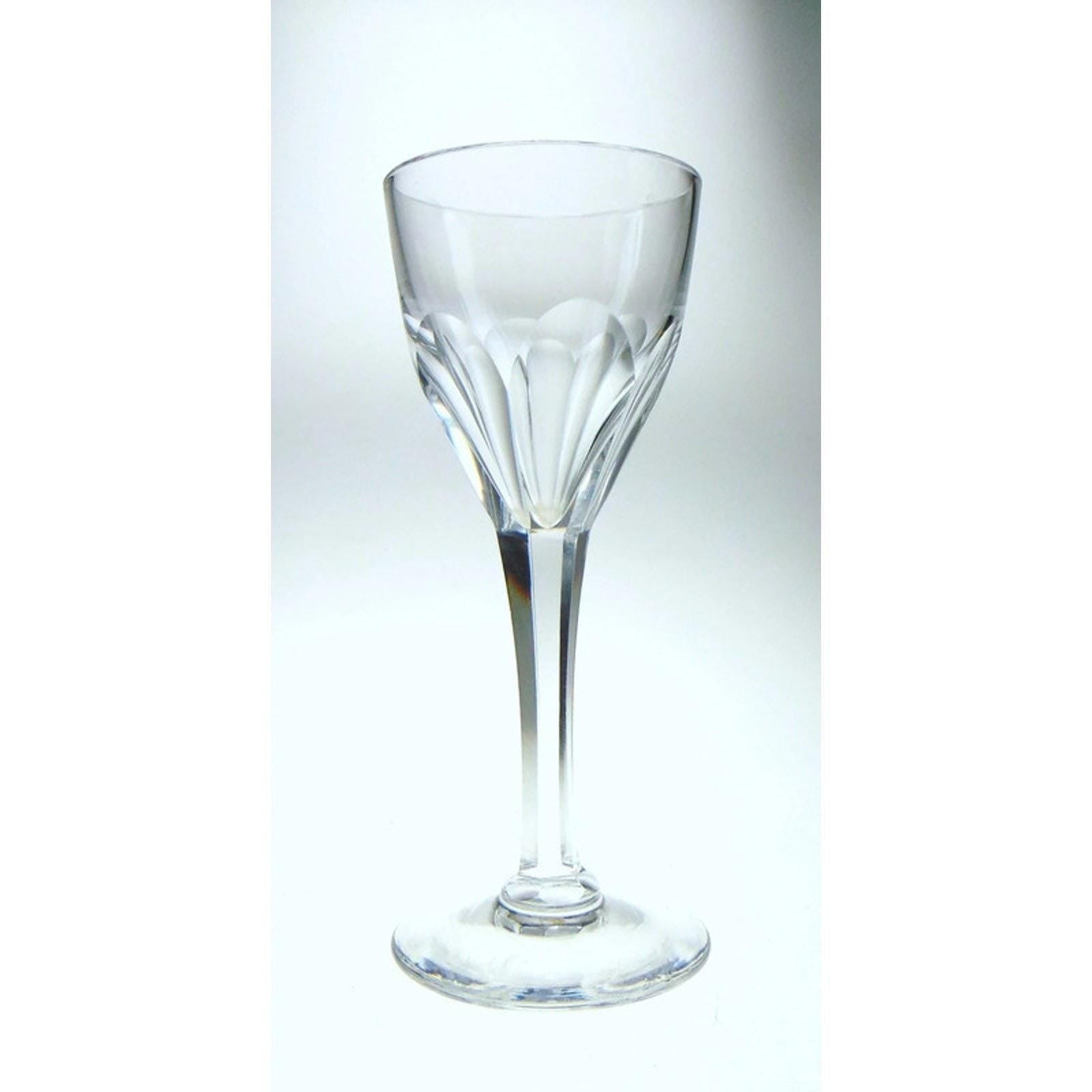 Set of 7 Kosta Boda Crystal Brandy Glasses, Vintage 10cm Snifters