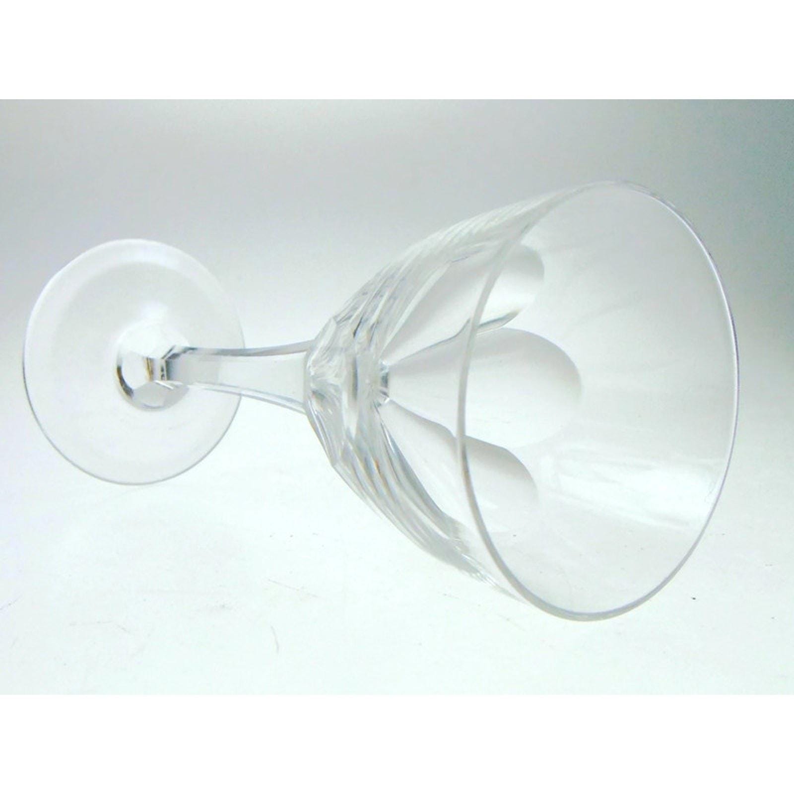 Set of 7 Kosta Boda Crystal Brandy Glasses, Vintage 10cm Snifters