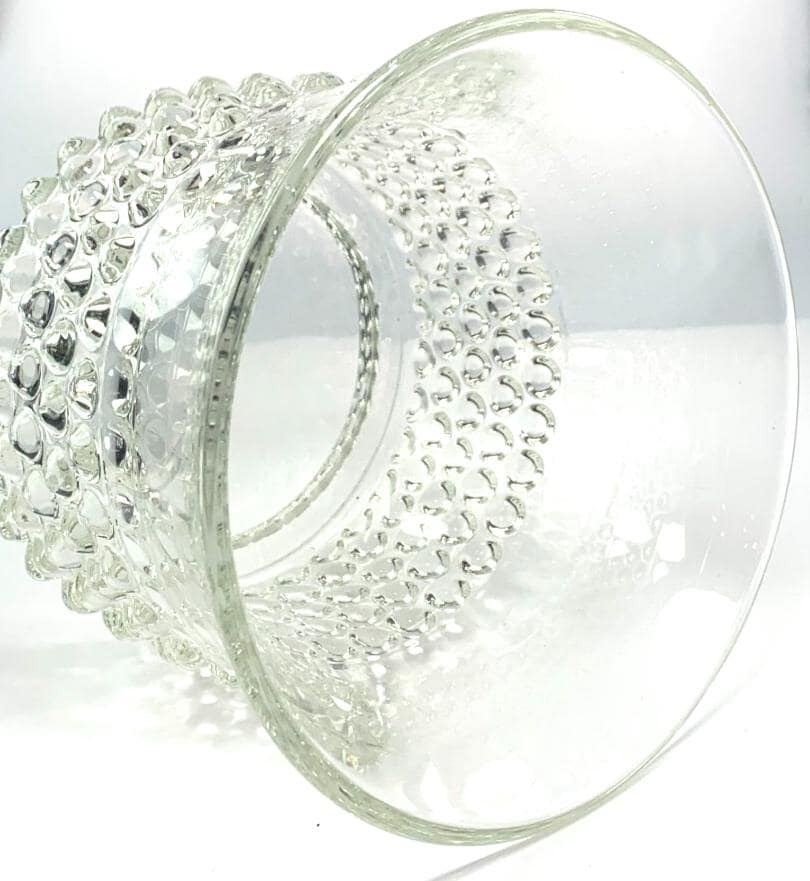 Saara hopea 1952 hobnail glass vase for nuutajärvi – scandinavian design