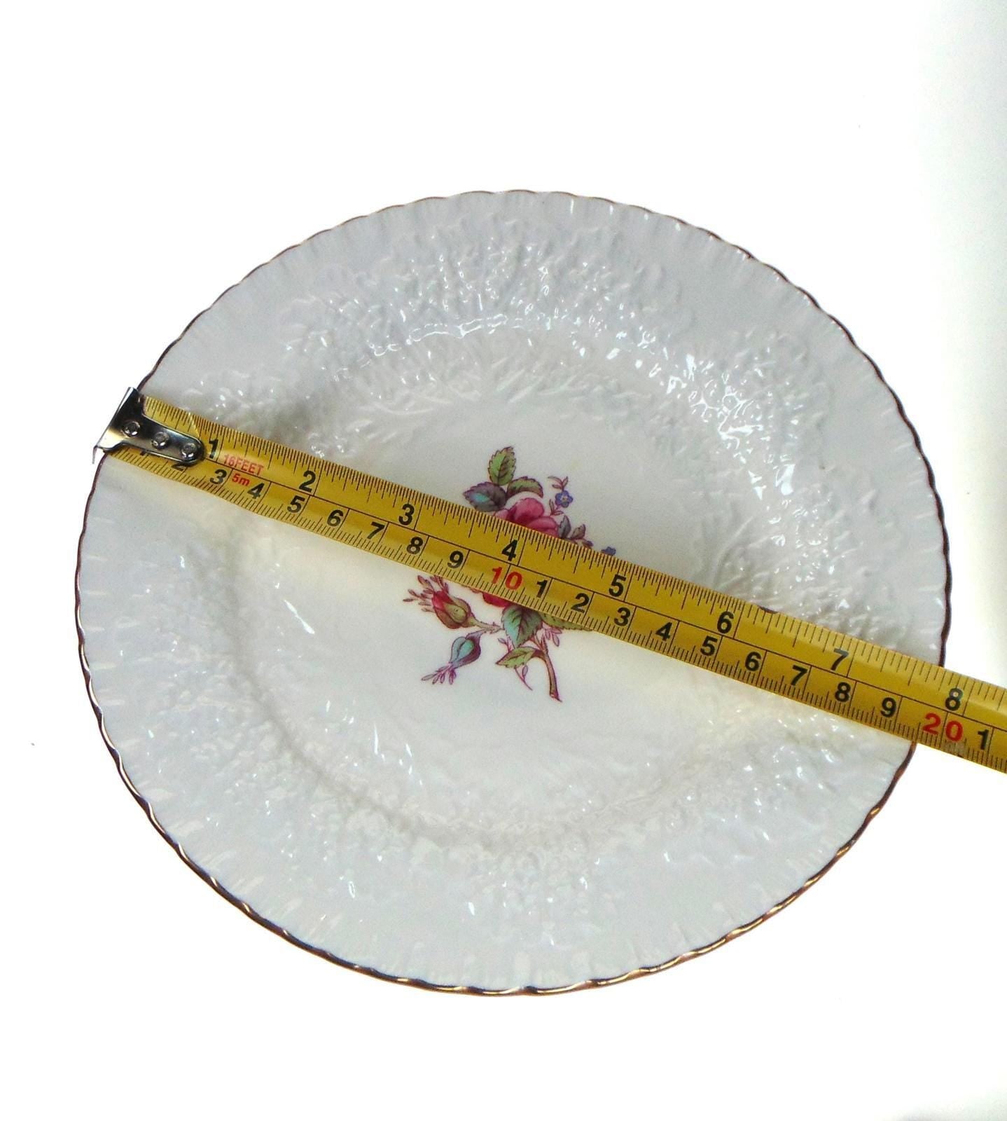 Spode Bridal Rose Plate – Fine Bone China 20cm Replacement Dinnerware