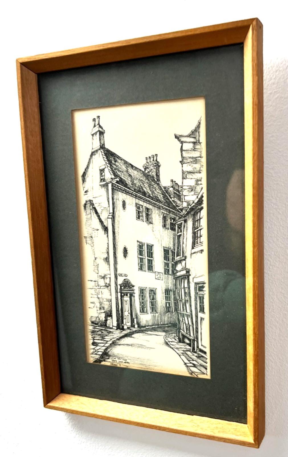 1973 Captain Cook’s House, Grape Lane Whitby Signed John/J Freeman Signed Print