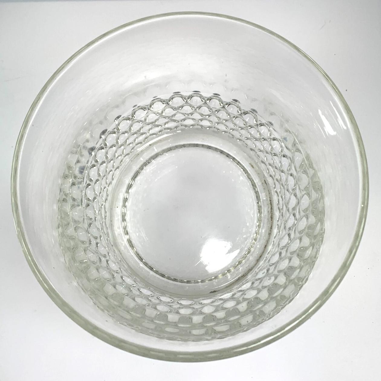 Saara hopea 1952 hobnail glass vase for nuutajärvi – scandinavian design