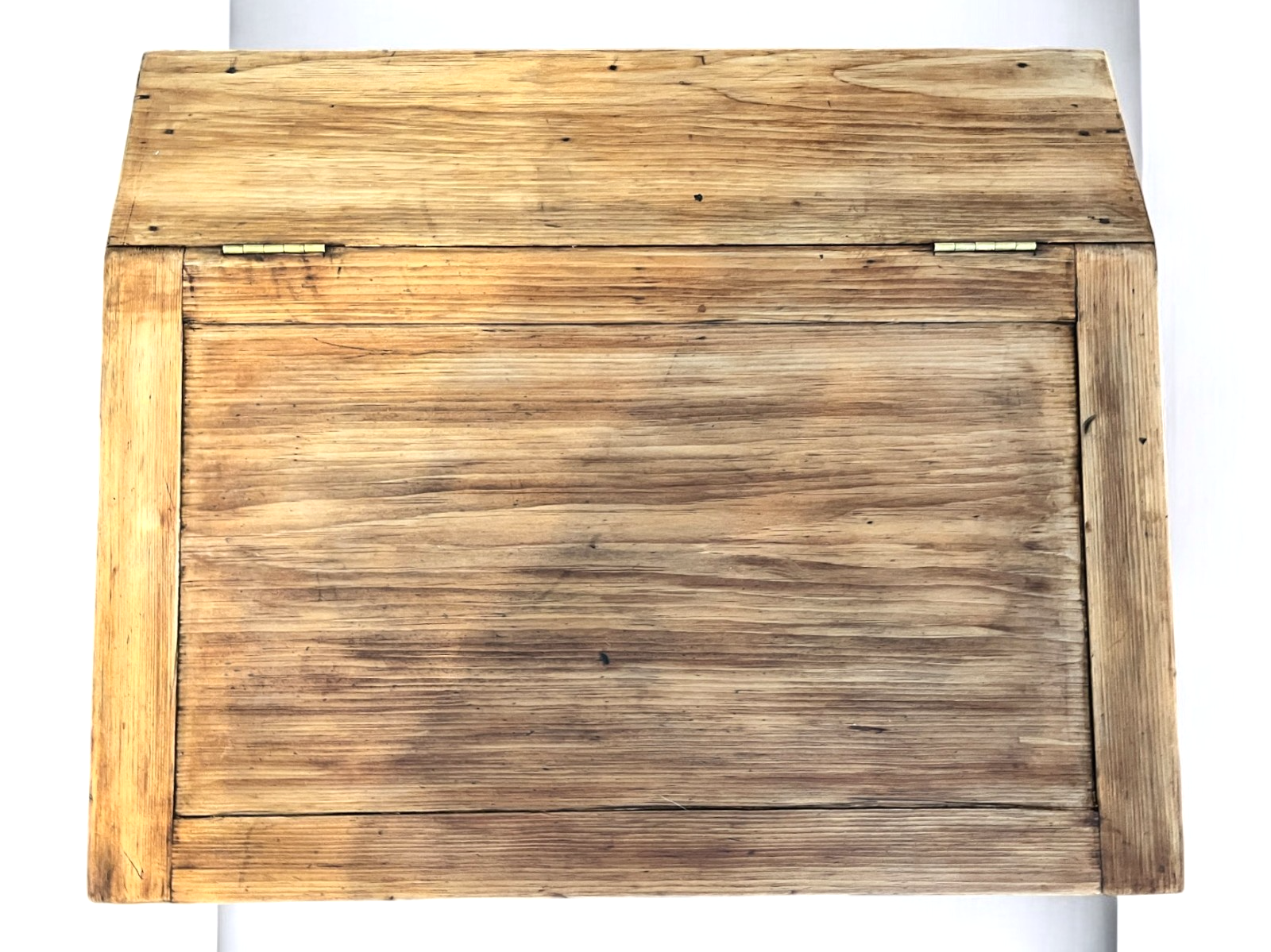 Antique Victorian Wooden Writing Slope Desk with Compartments 67×51×26cm