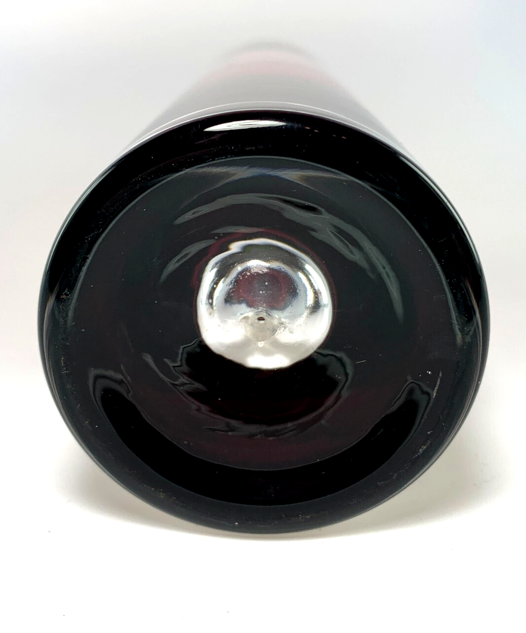 1-2 Bo Borgström for Åseda Amethyst Glass Vase Mid Century Swedish Bubble Vase