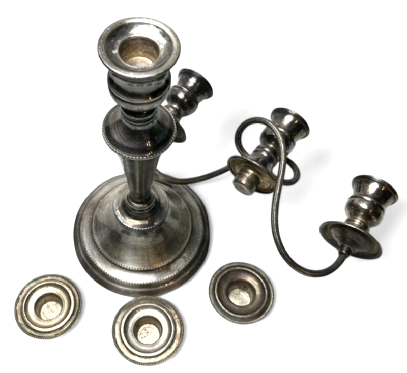 Vintage Silver Plated Three Arm Candelabra Ornate Table Centrepiece 33cm