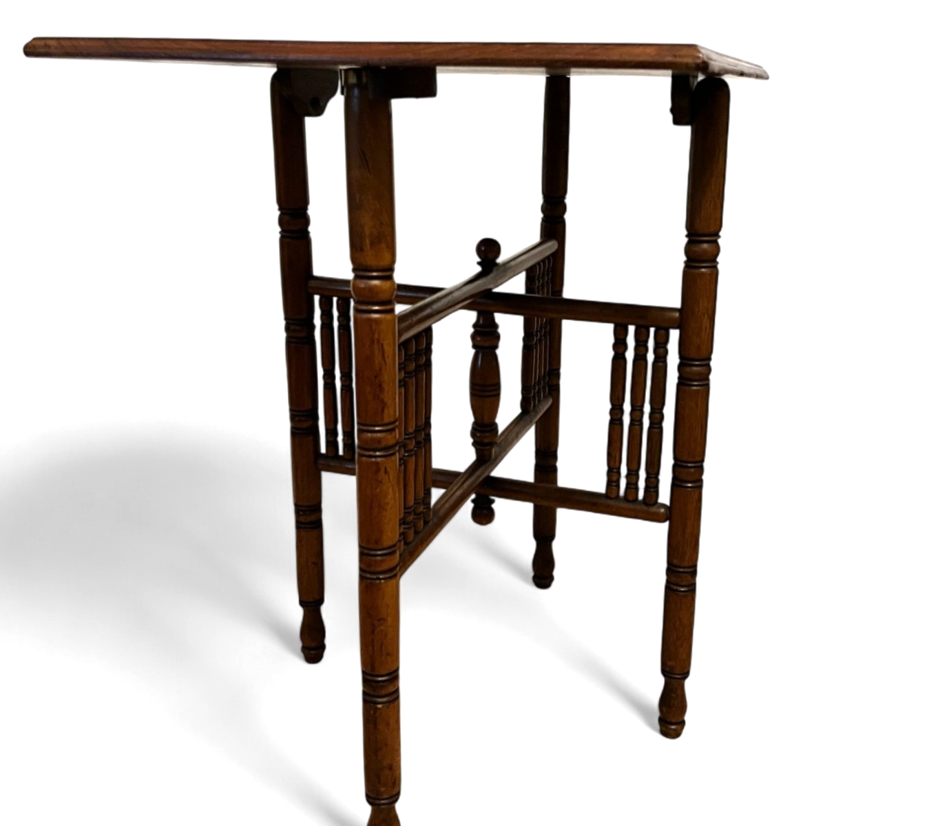 Antique Sutherland Table - Folding Wooden Occasional Table Registered Design