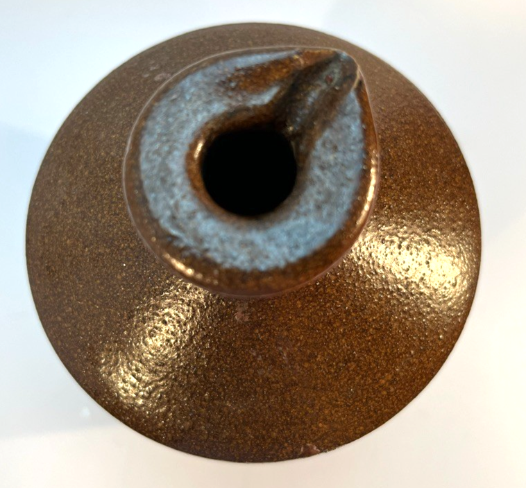 Antique Bourne Denby Salt Glazed Stoneware Flagon Bottle Jug with Cork