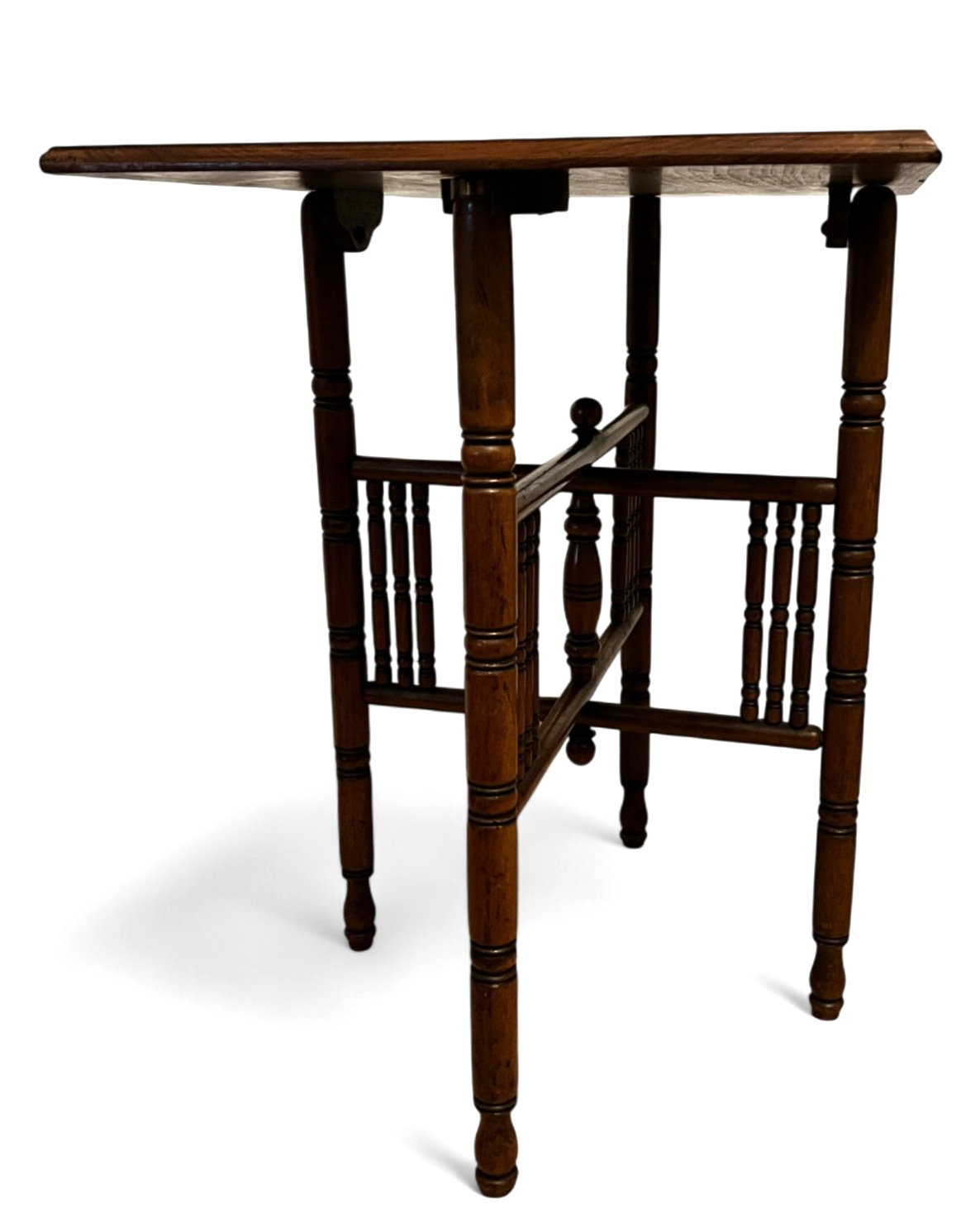 Antique Sutherland Table - Folding Wooden Occasional Table Registered Design