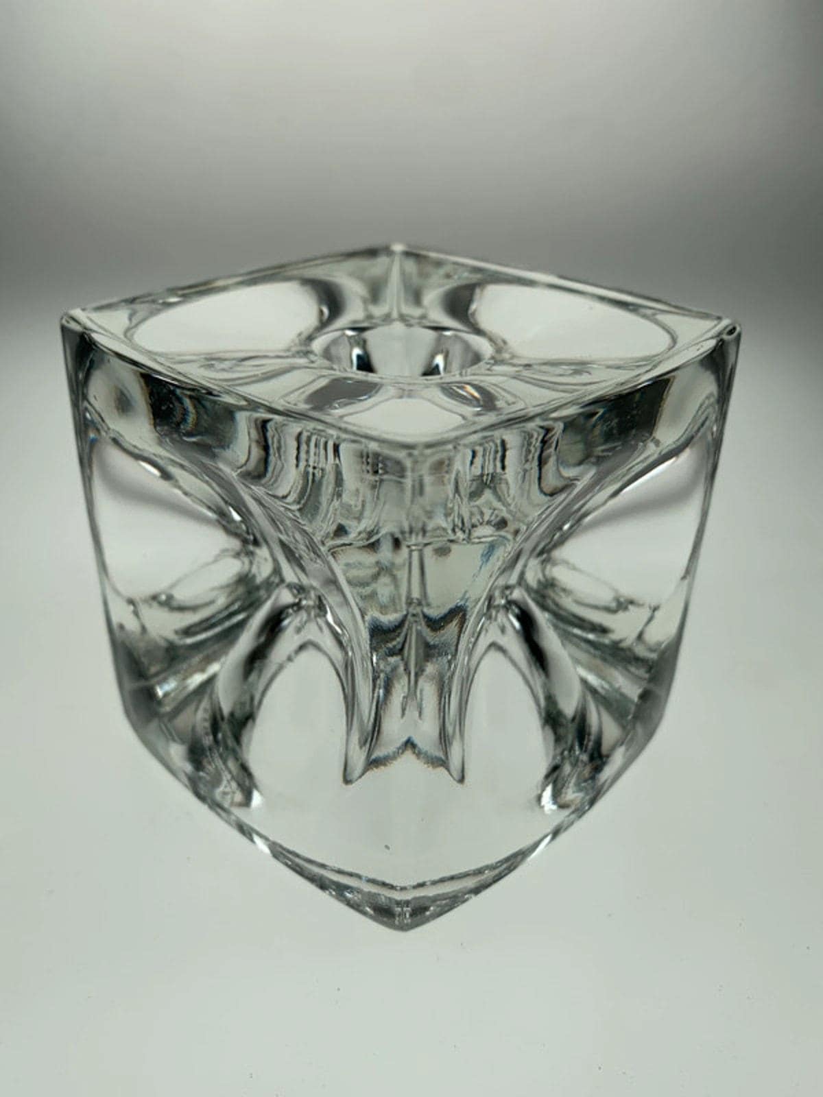 1962 Ice Cube Candleholder by Rudolf Jurniki for Sklo Union, Czech
