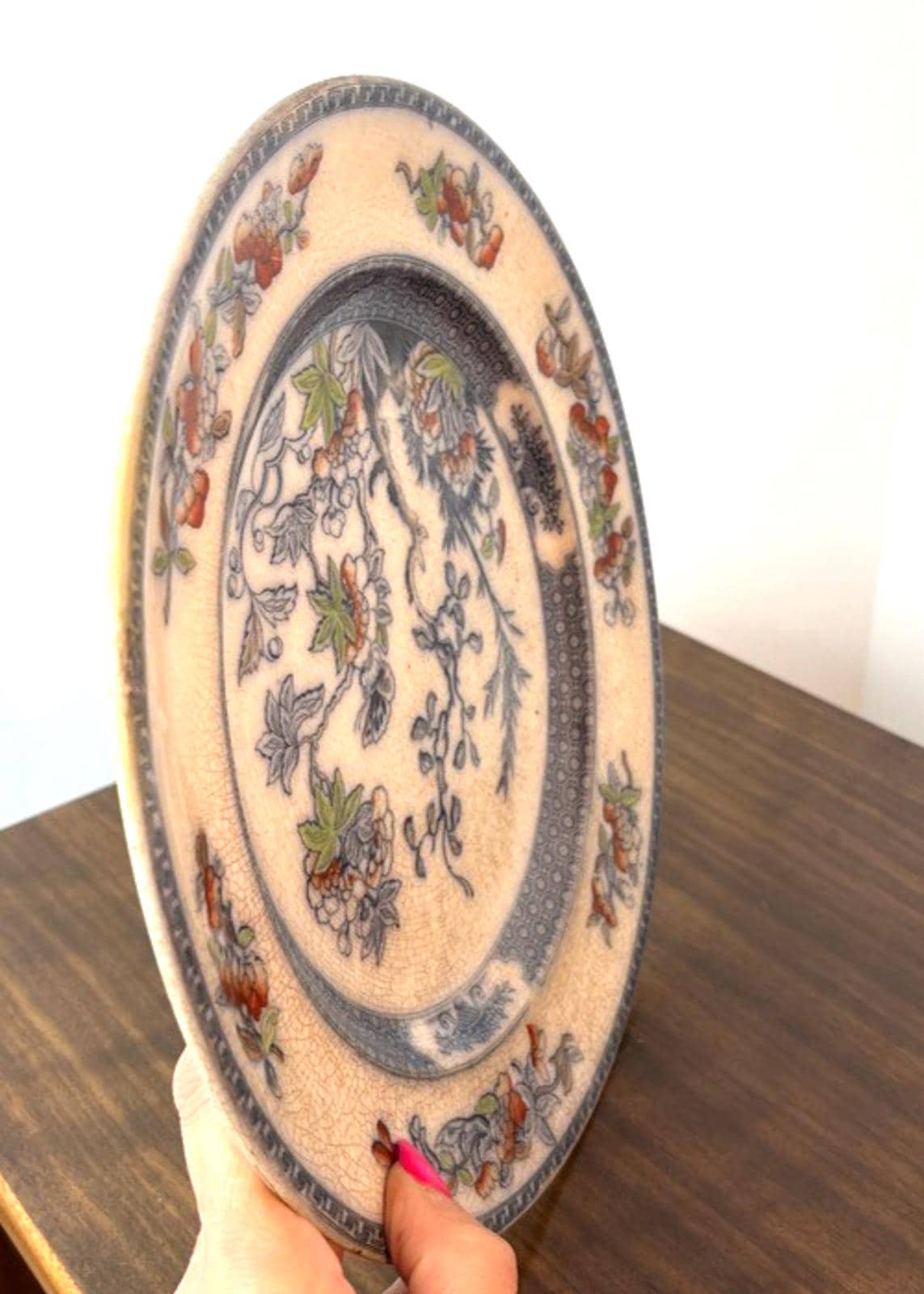 Antique Copeland Plate, 1847 - 1867, 24cm. No. D1847. Collectors Plate Oriental