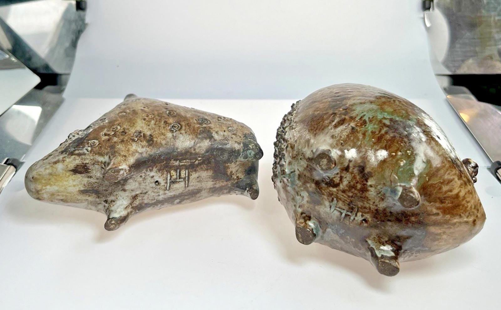 RARE Iet Cool-Schoorl, Small Pottery Ceramic Fantasy Animal Figurines, 1960s