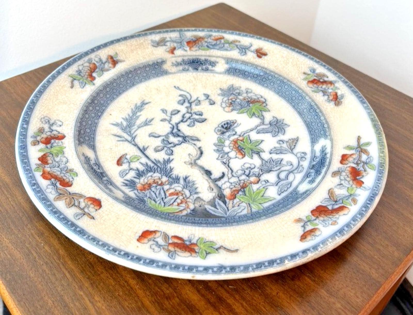 Antique Copeland Plate, 1847 - 1867, 24cm. No. D1847. Collectors Plate Oriental