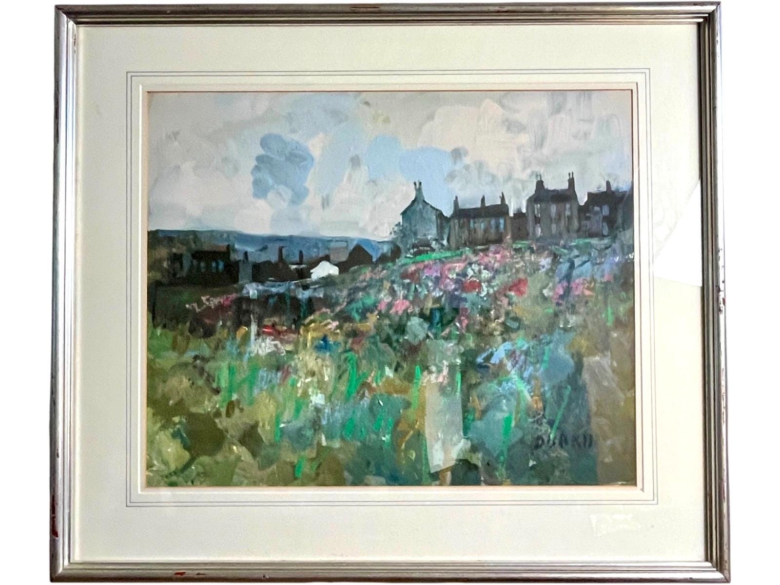 Original Thomas Durkin oil painting, landscape scene framed 78x63cm( 1928-1990) Tom Durkin