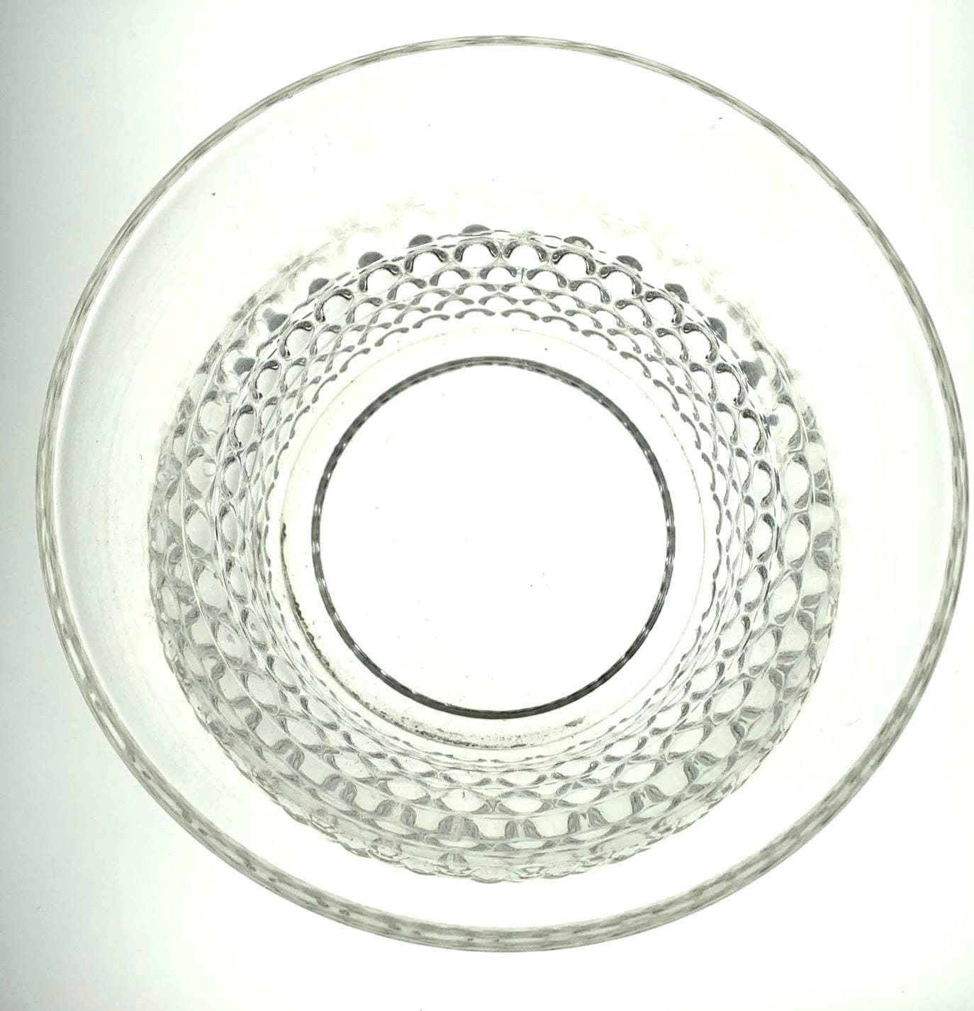 Saara hopea 1952 hobnail glass vase for nuutajärvi – scandinavian design