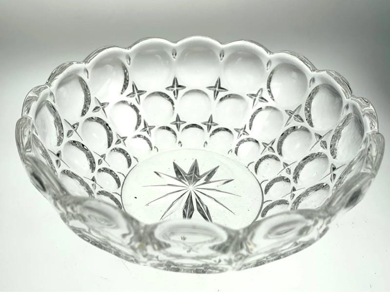 Decorative Glass Bowl in Decorative, Vintage Pattern