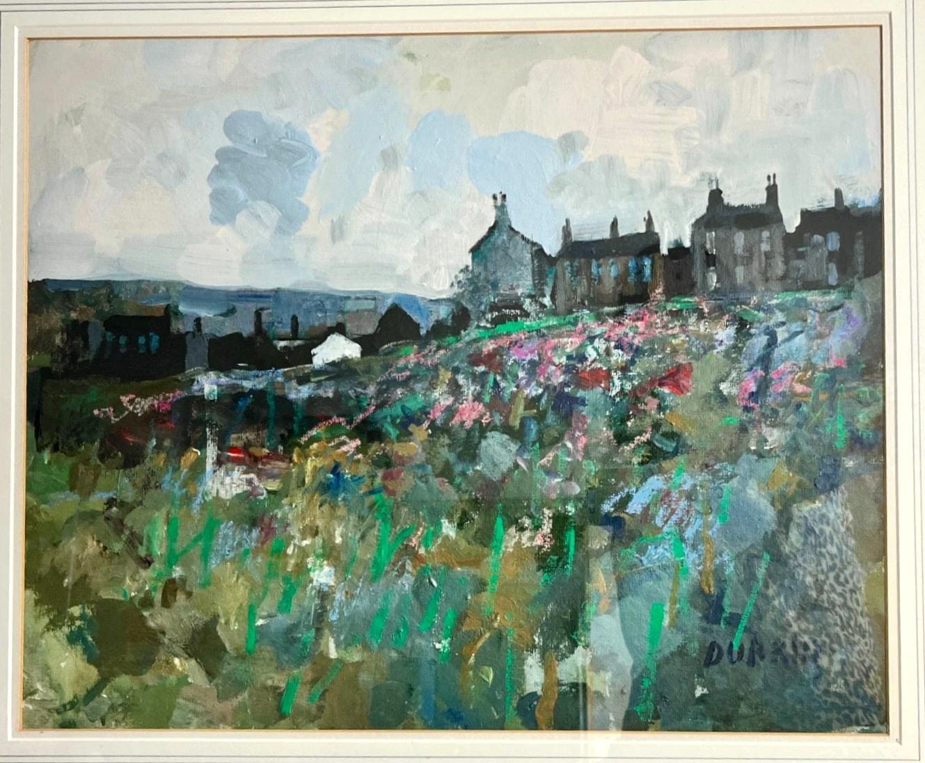 Original Thomas Durkin oil painting, landscape scene framed 78x63cm( 1928-1990) Tom Durkin