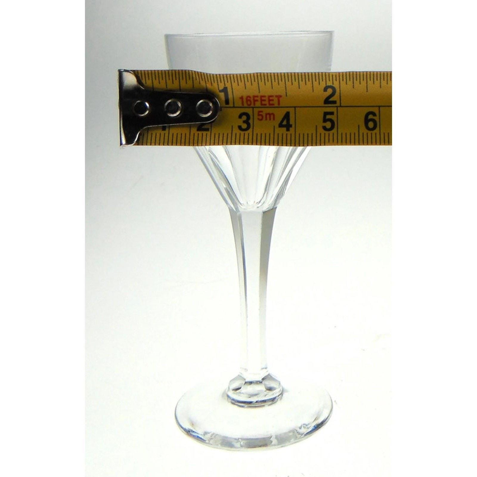 Set of 7 Kosta Boda Crystal Brandy Glasses, Vintage 10cm Snifters