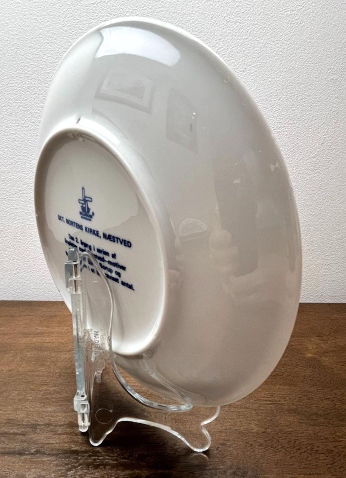 Millhouse Danmark Commemorative Plate 1978 Næstved Skt. Mortens Kirke Bent Borup