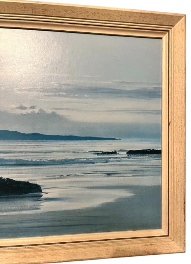 Mid Century Peter Ellenshaw Sunset Sea Framed Print 1967 Boots Wall Art Seascape