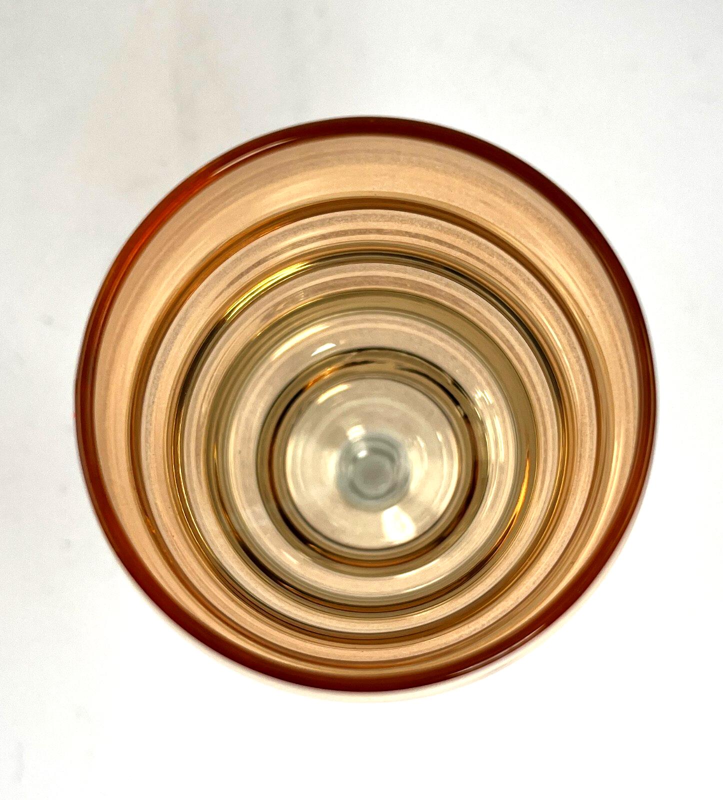 1960s Lustreware Glasses Carnival Glass Drinking Glasses. Mid Century Barware