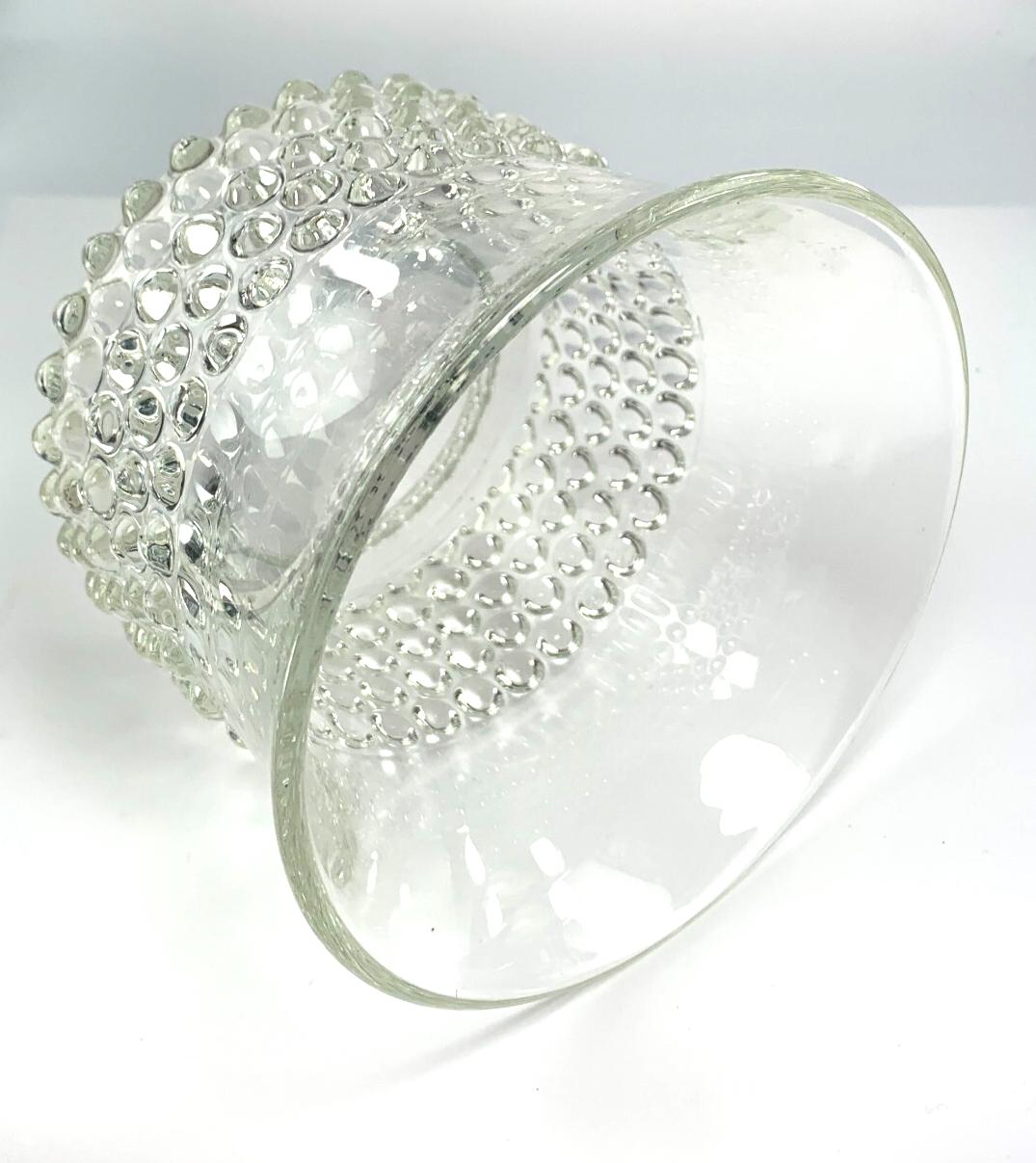 Saara hopea 1952 hobnail glass vase for nuutajärvi – scandinavian design