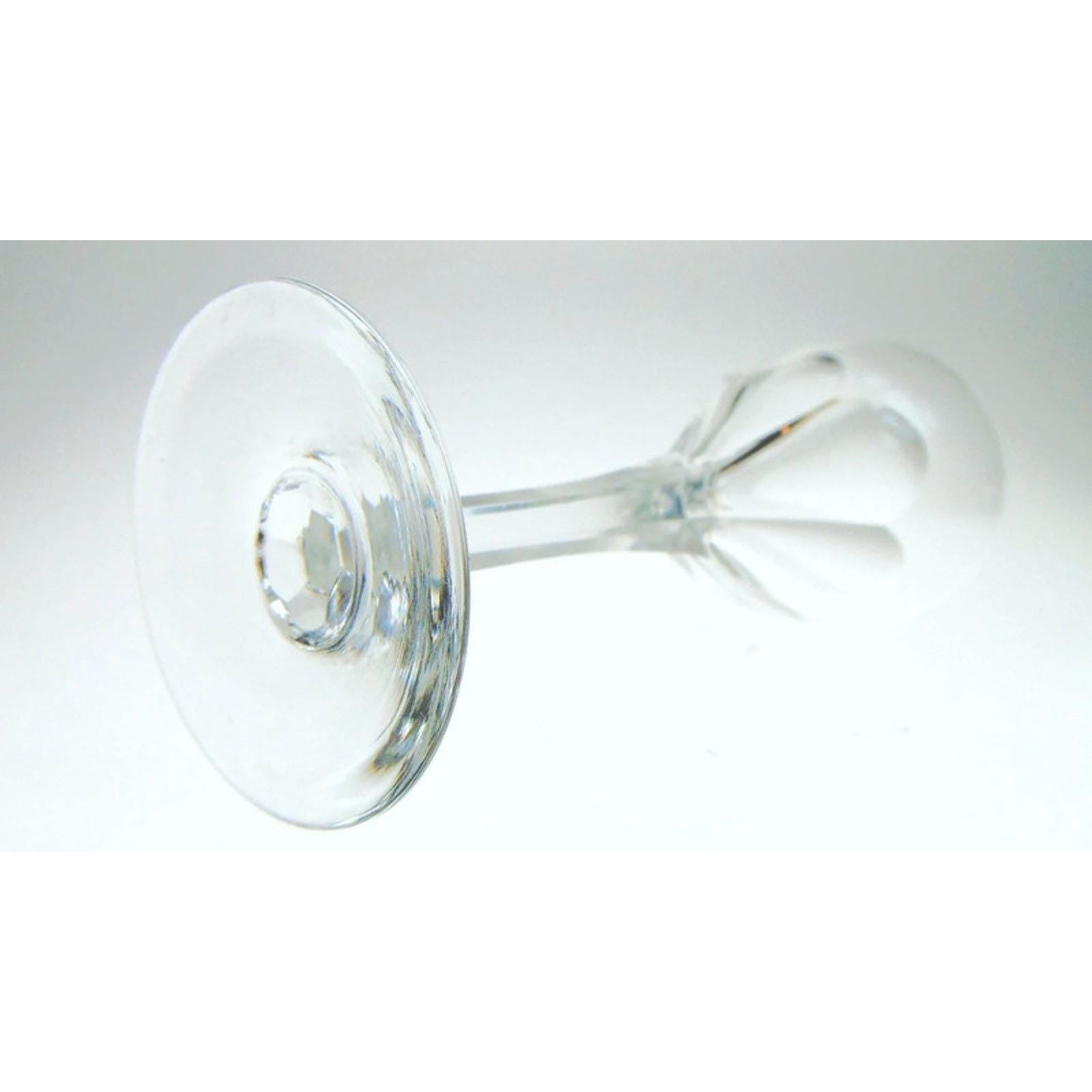 Set of 7 Kosta Boda Crystal Brandy Glasses, Vintage 10cm Snifters