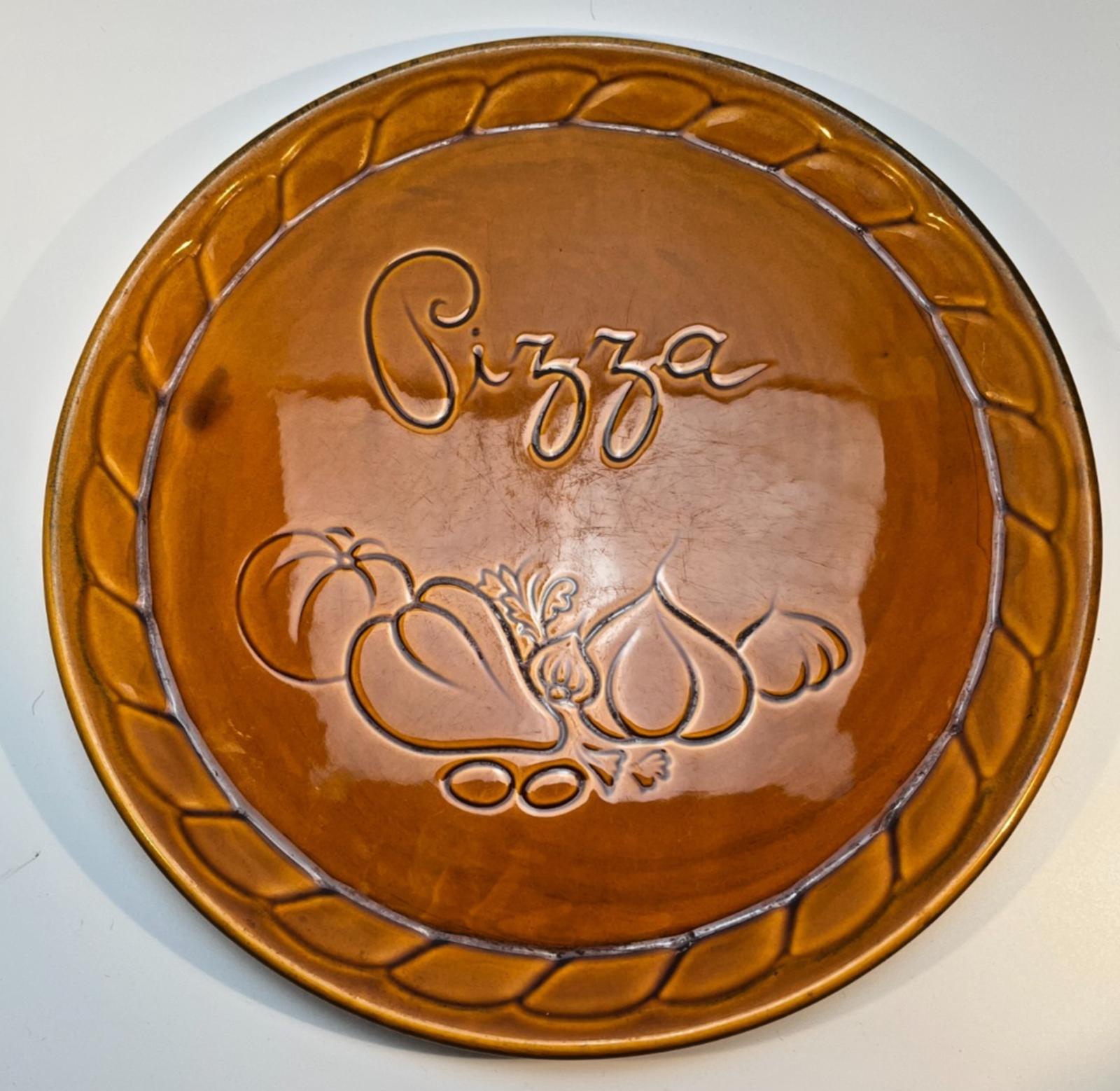 Vintage Steinbach 31cm Pizza Plate Mid Century Modern Made in Portugal