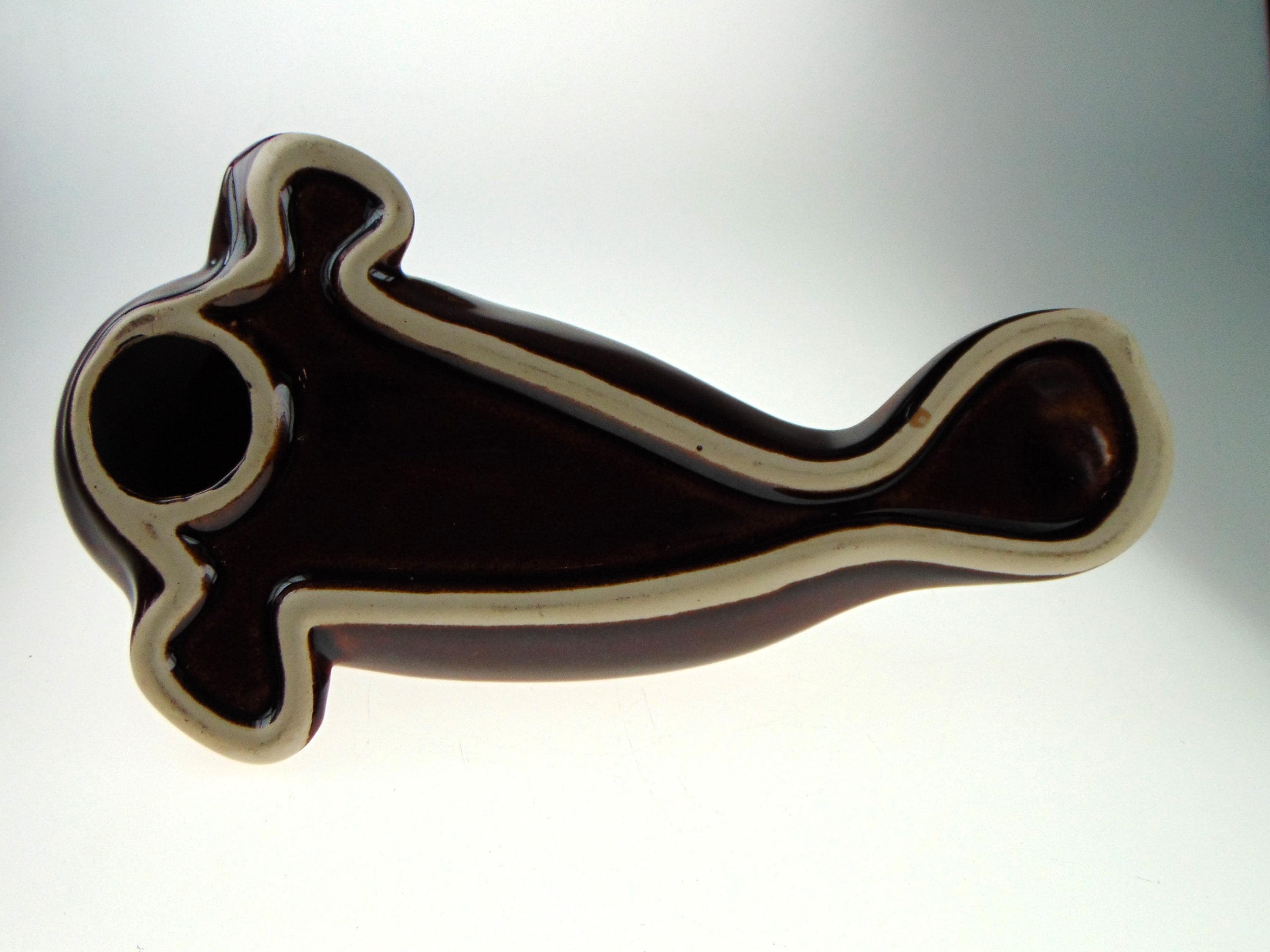 Seal Figurine by Fosters in Brown Honeycomb Finish