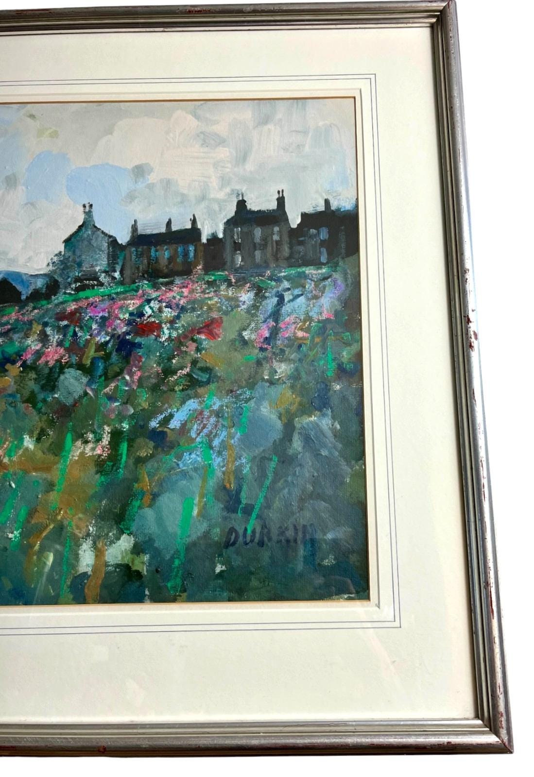 Original Thomas Durkin oil painting, landscape scene framed 78x63cm( 1928-1990) Tom Durkin