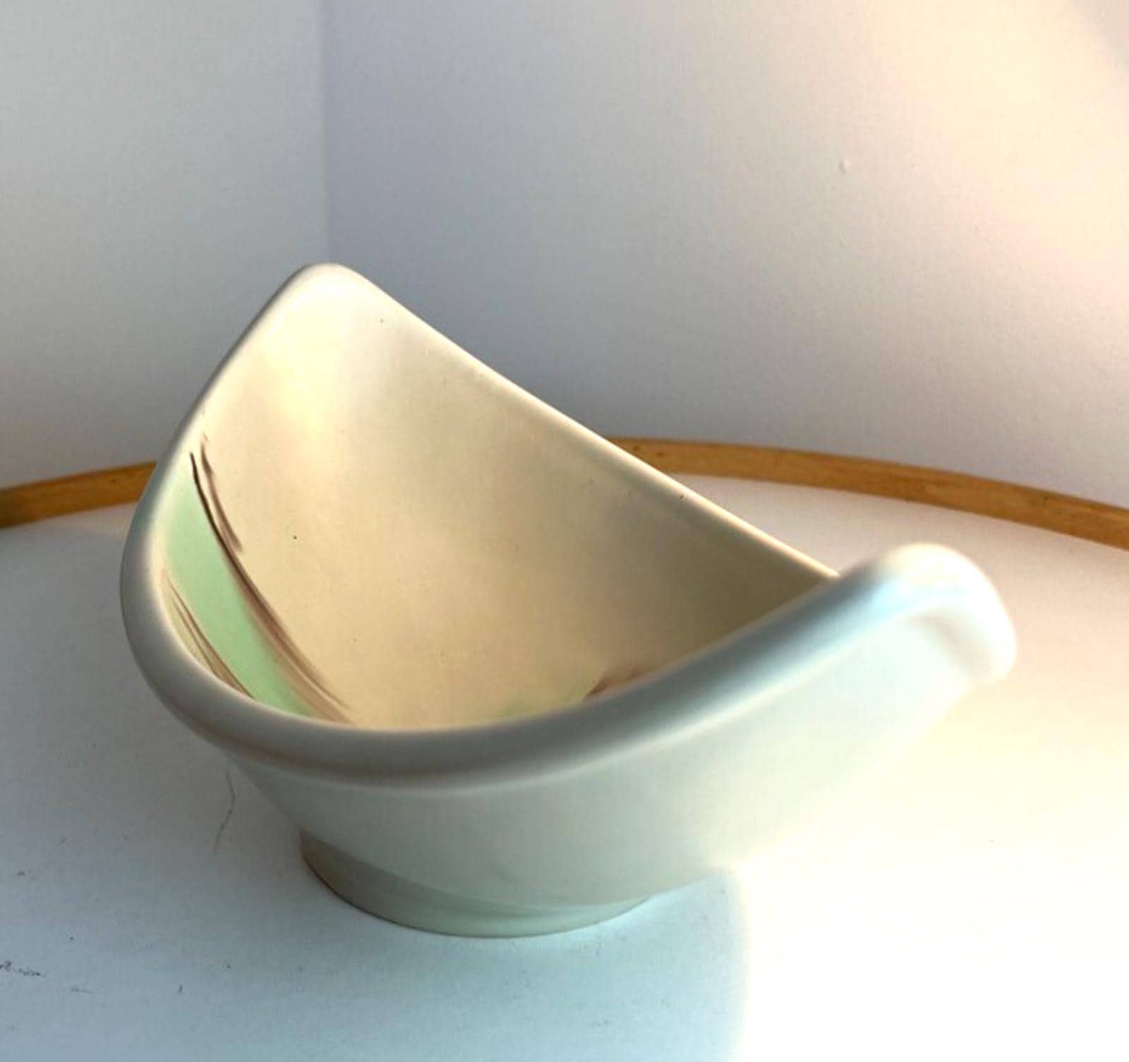 1960s Dumler Breiden Pottery Bowl Mid Century West German Pottery Beige Ref 1096