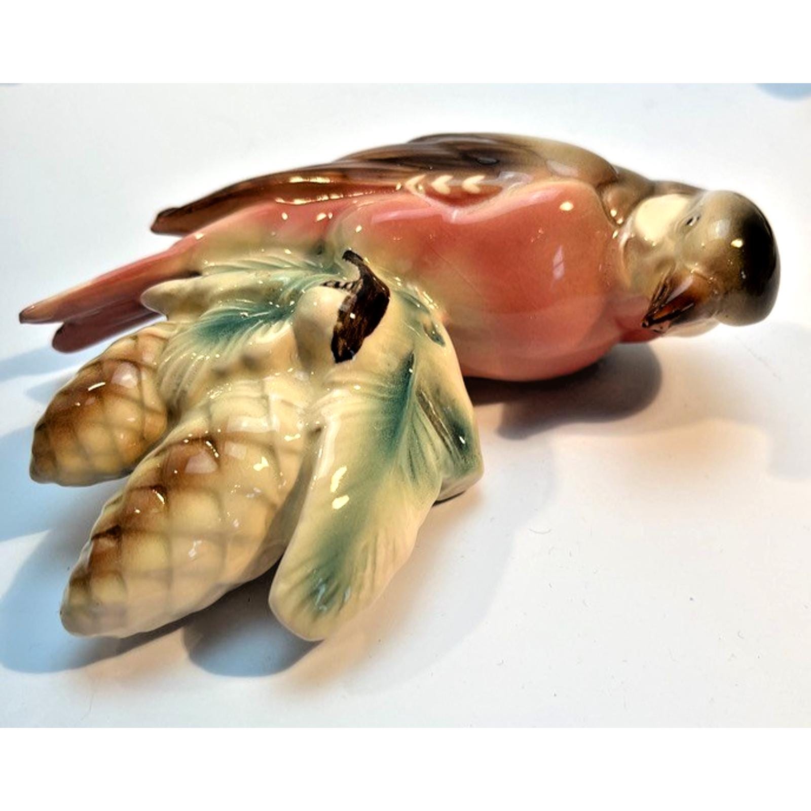 Set 3 Hertwig Katzhütte Bird Wall Plaques 1930s German Porcelain Figurines