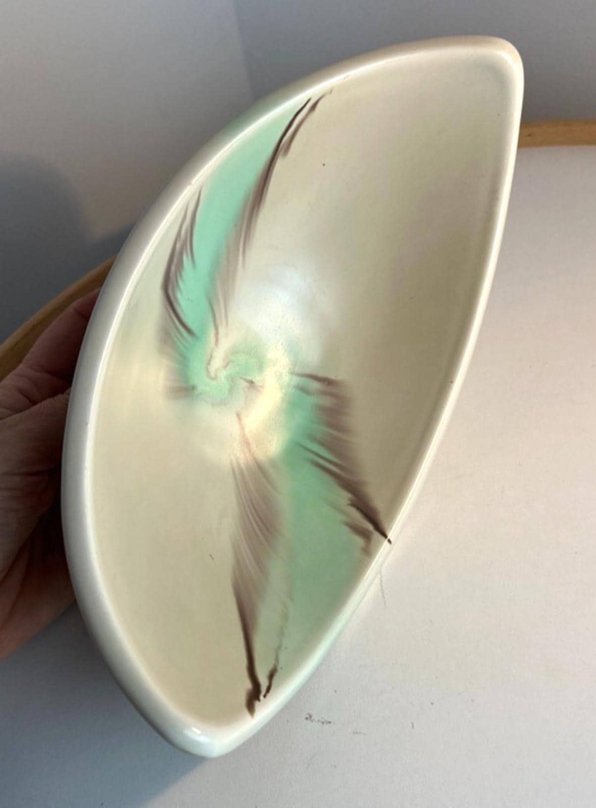 1960s Dumler Breiden Pottery Bowl Mid Century West German Pottery Beige Ref 1096