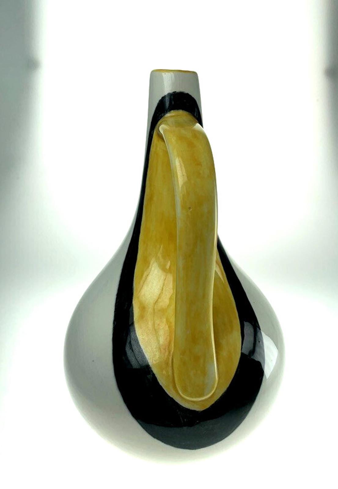 Rare 1956 Signa Pottery Jug: Massimo Signed Mid-Century Pitcher