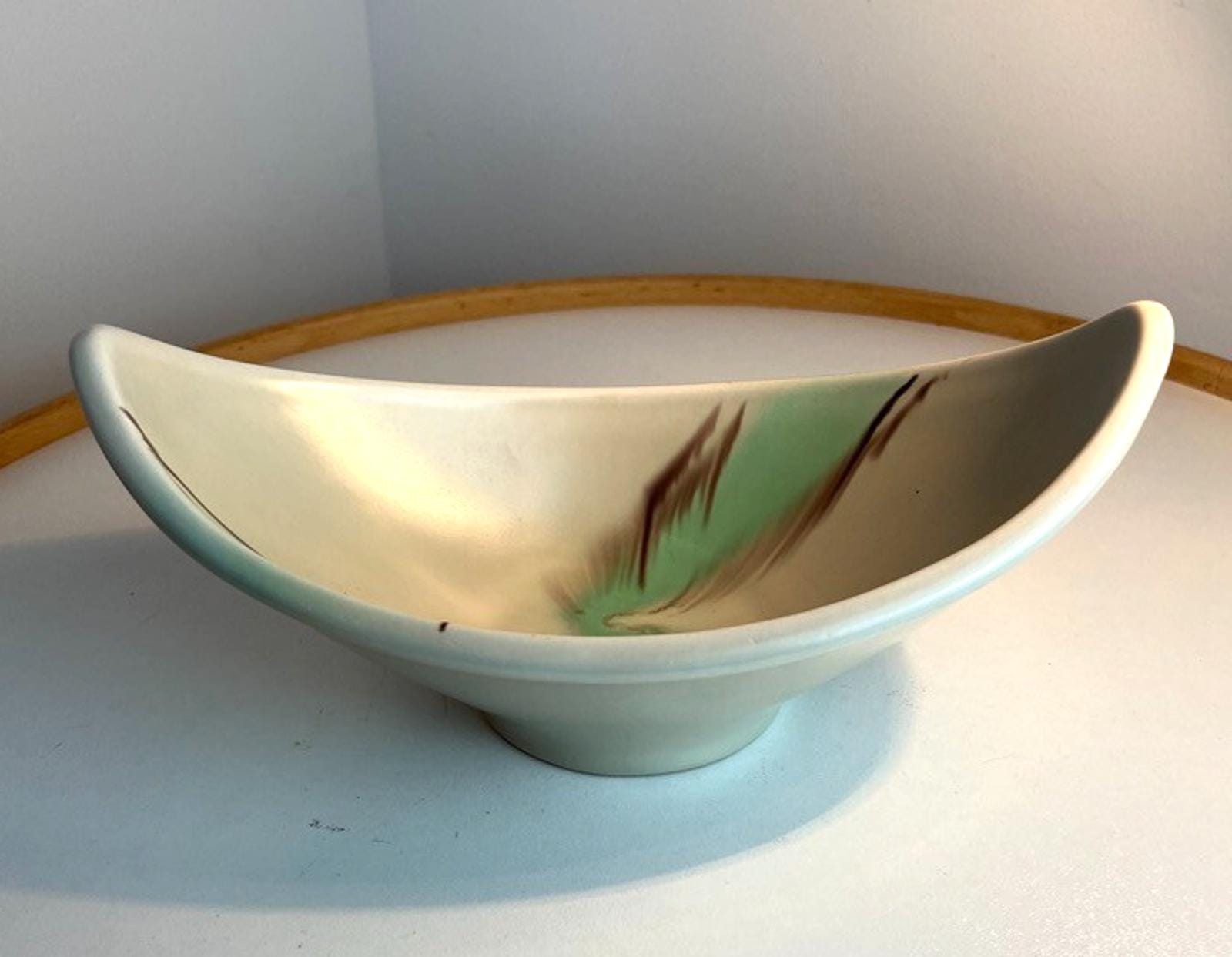 1960s Dumler Breiden Pottery Bowl Mid Century West German Pottery Beige Ref 1096