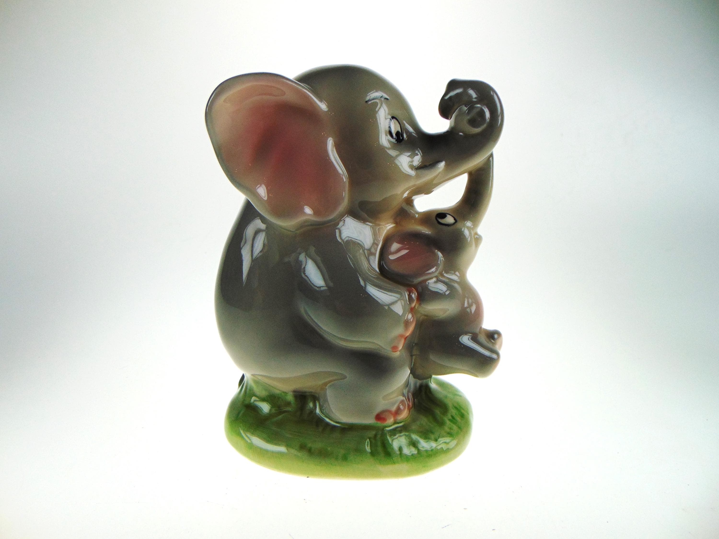 Elephant Moneybox Piggy Bank from St. Michael. 1970s Vintage Children's Moneybox