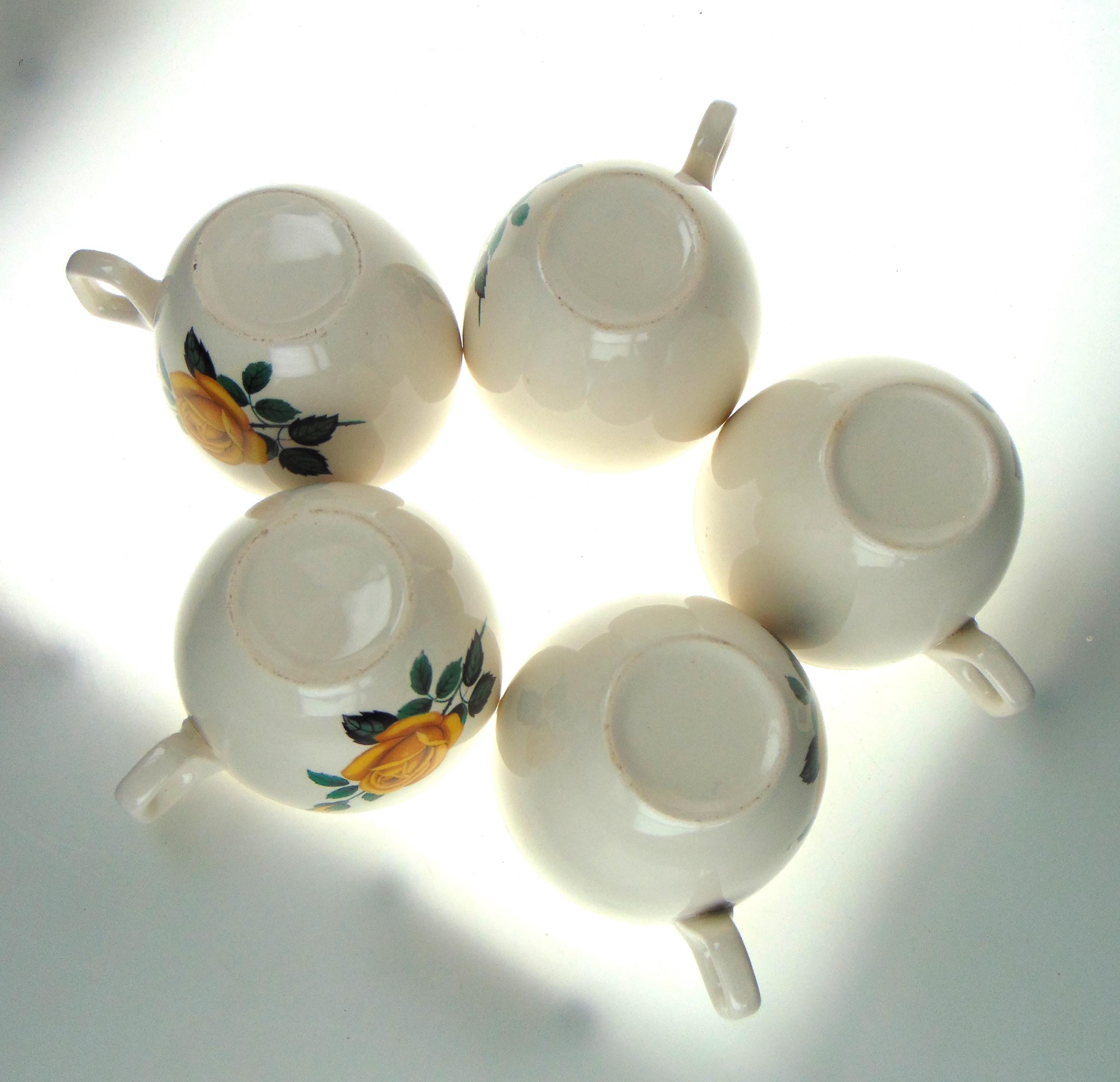 1950s Burleigh Ware Demitasse or Espresso Coffee Set