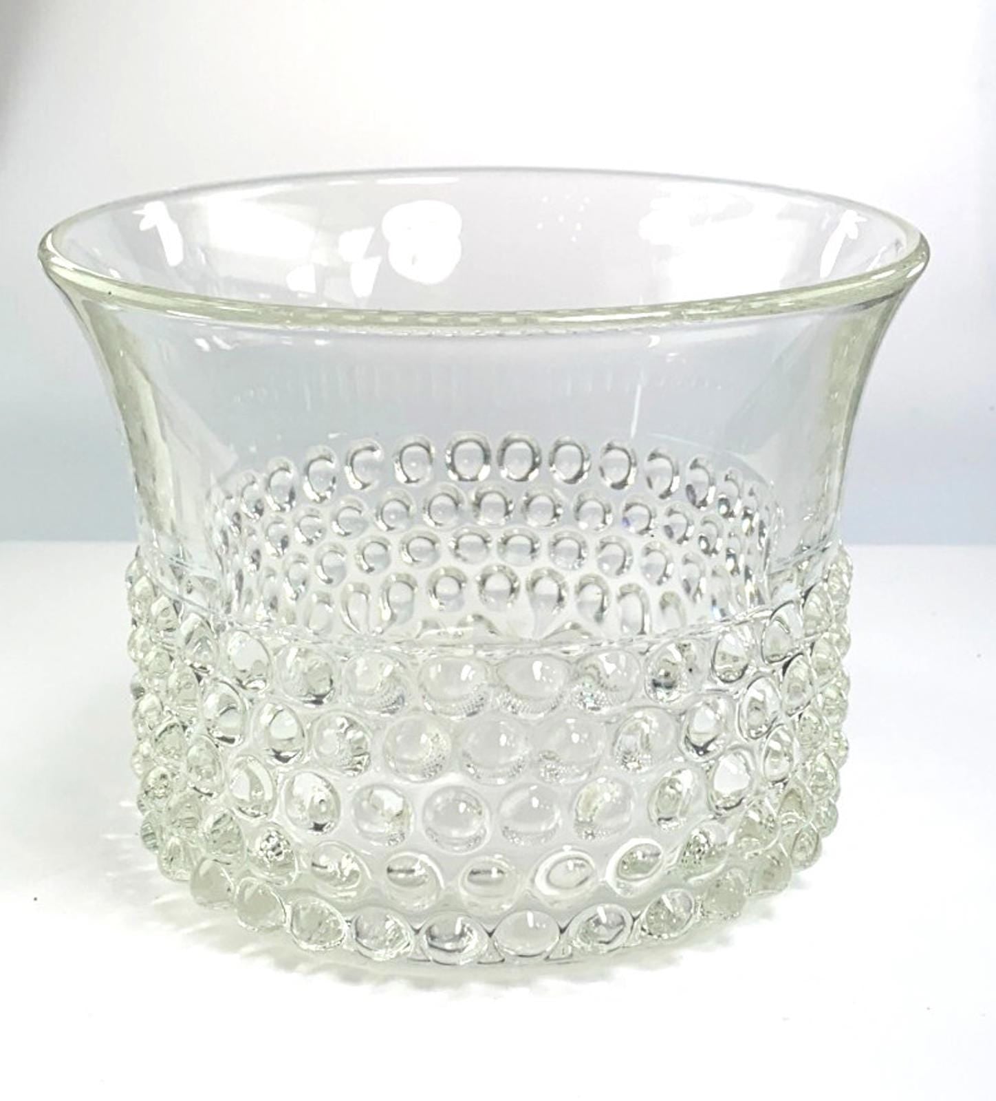 Vintage Nuutajärvi Hobnail Glass Vase by Saara Hopea-Untracht