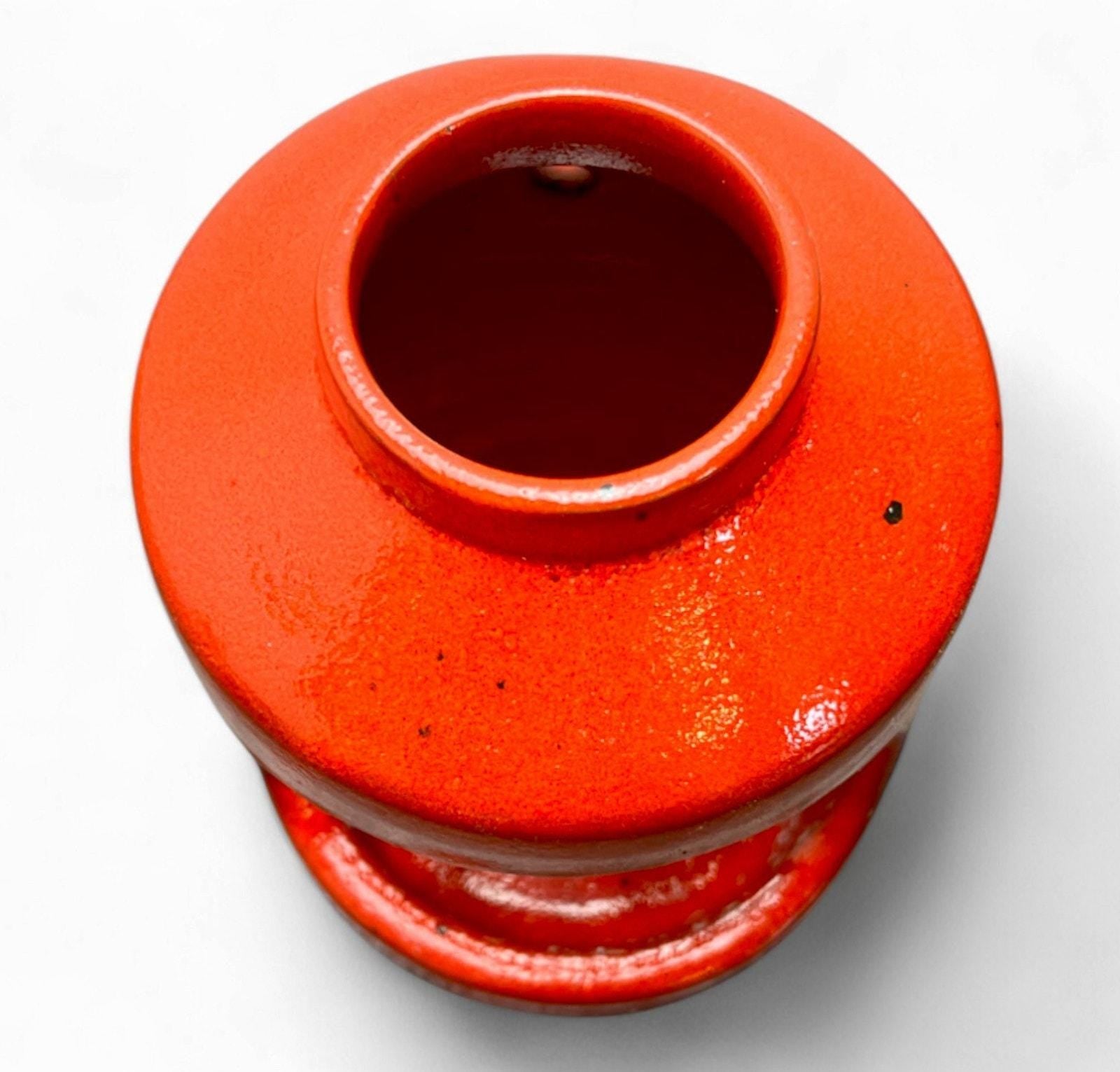 Mid Century Abbednaes Pottery Lantern Tea Light Candle Holder