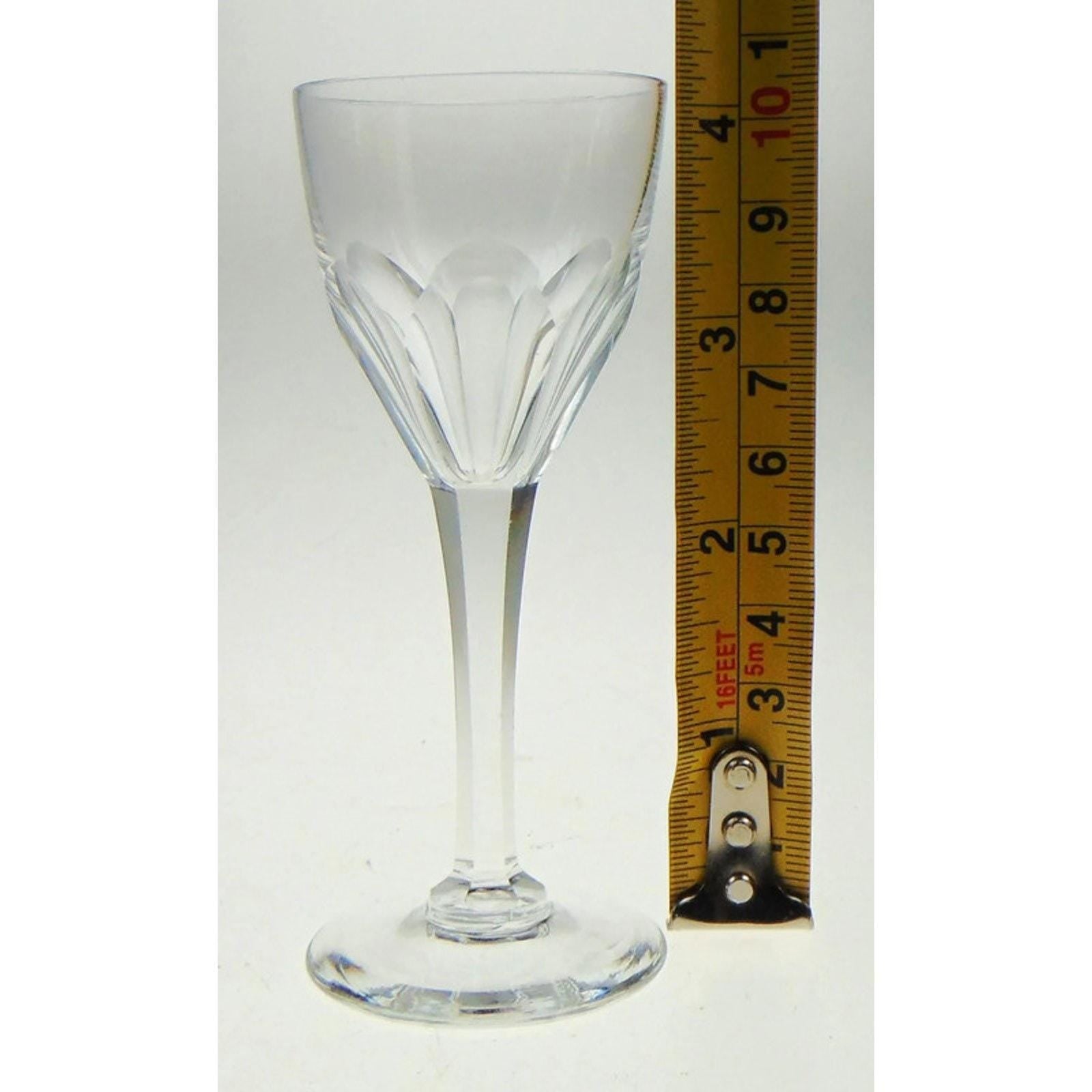 Set of 7 Kosta Boda Crystal Brandy Glasses, Vintage 10cm Snifters