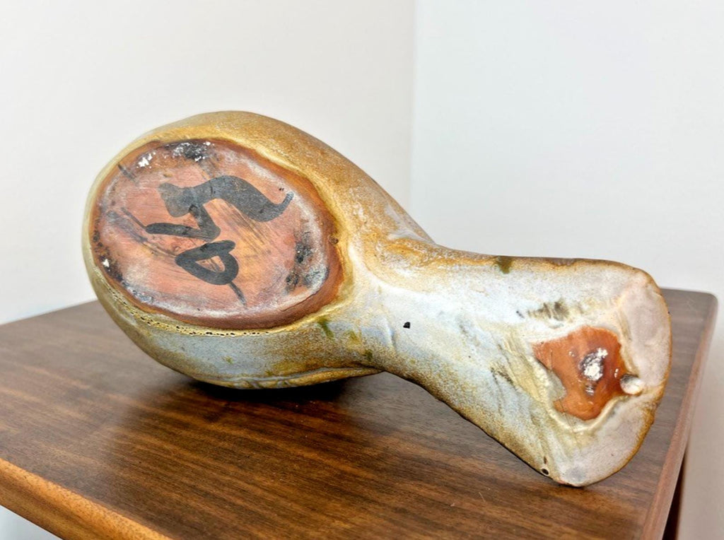 Rare Agnes Escalas Bird Pottery. Mid Century Modern 1970 Zoomorphic Pottery.