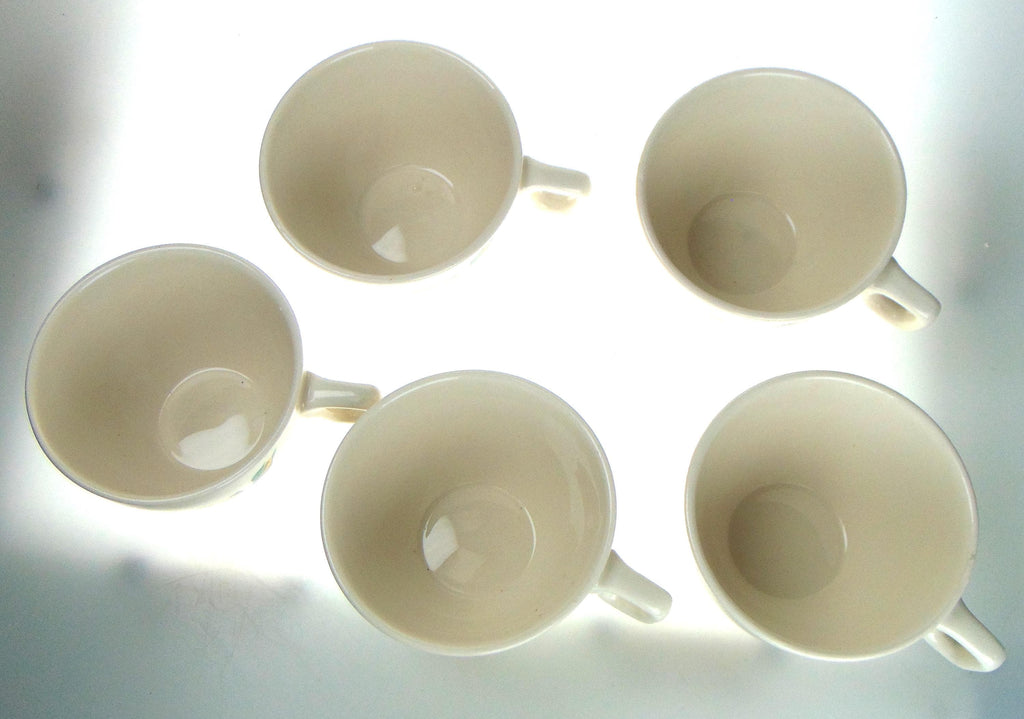 1950s Burleigh Ware Demitasse or Espresso Coffee Set