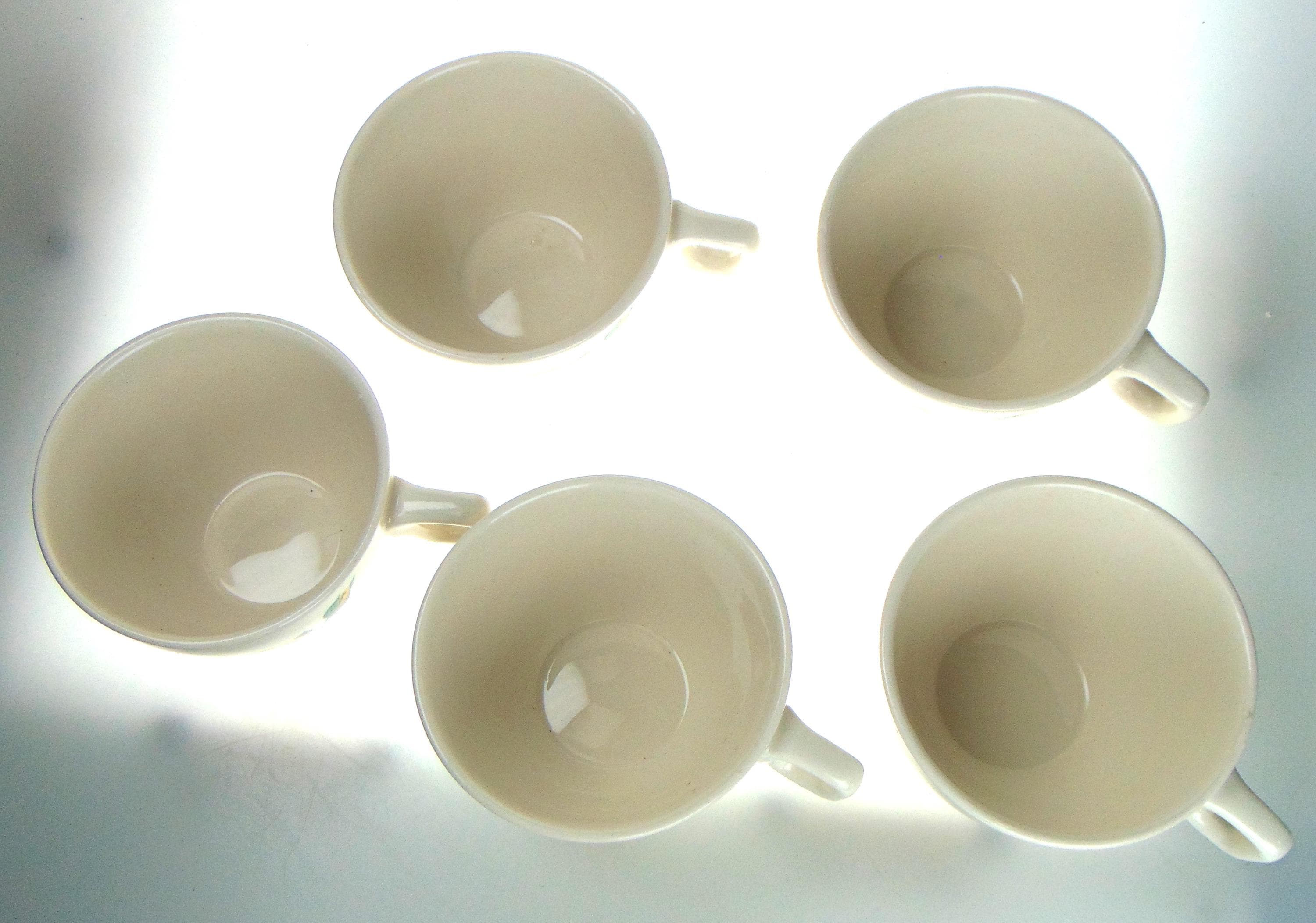 1950s Burleigh Ware Demitasse or Espresso Coffee Set