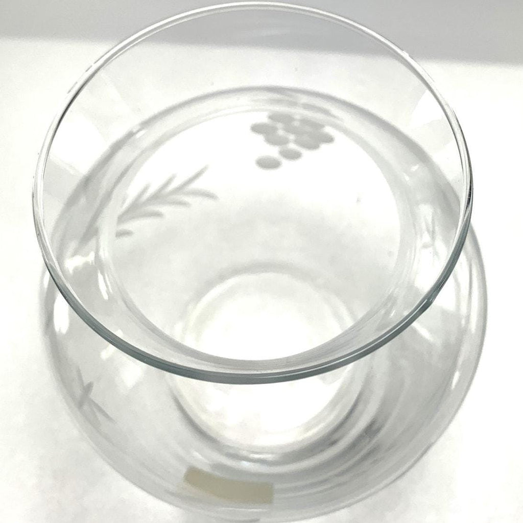 Duiske Etched Glass Vase: Irish Floral Vase in Original Box