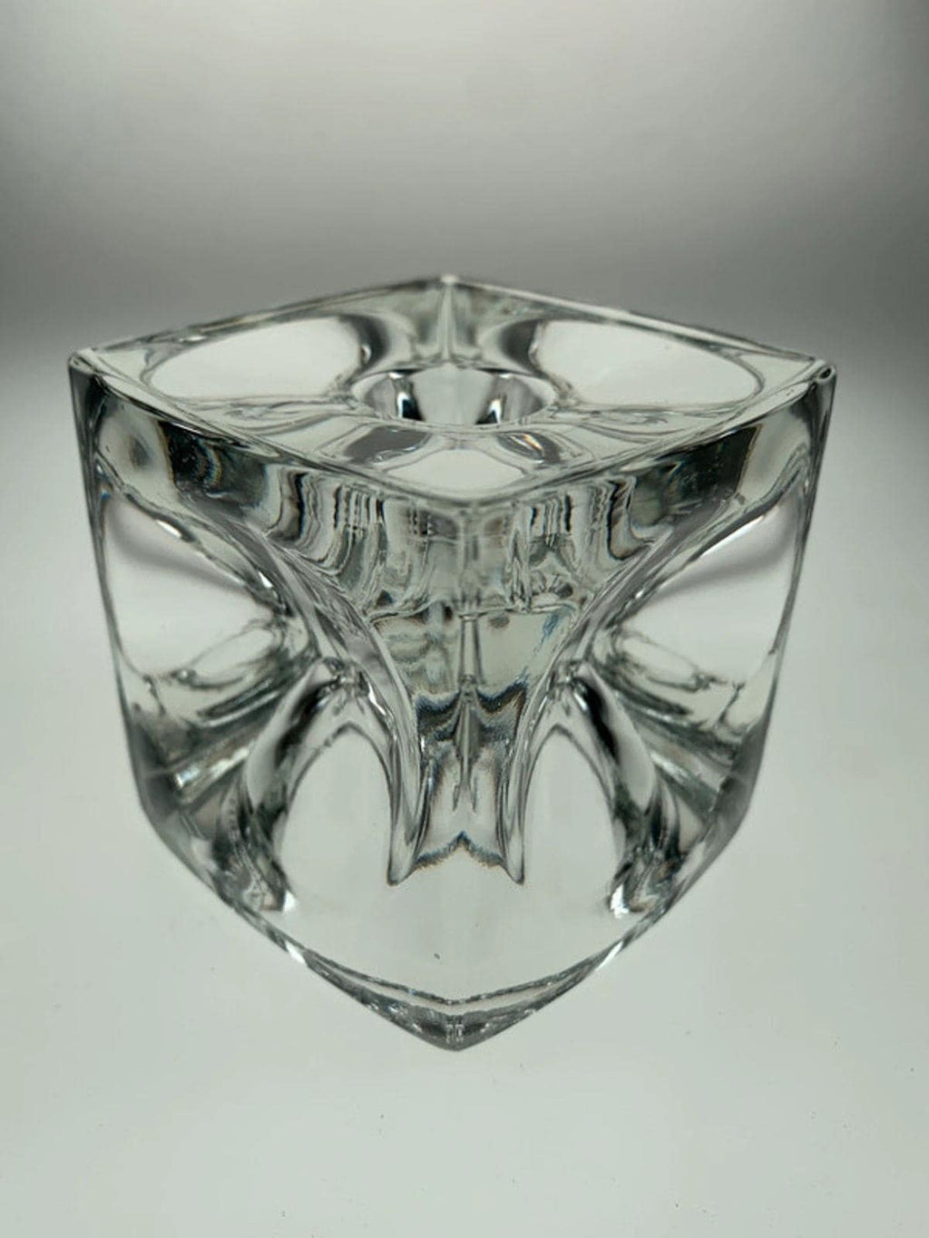 1962 Ice Cube Candleholder by Rudolf Jurniki for Sklo Union, Czech