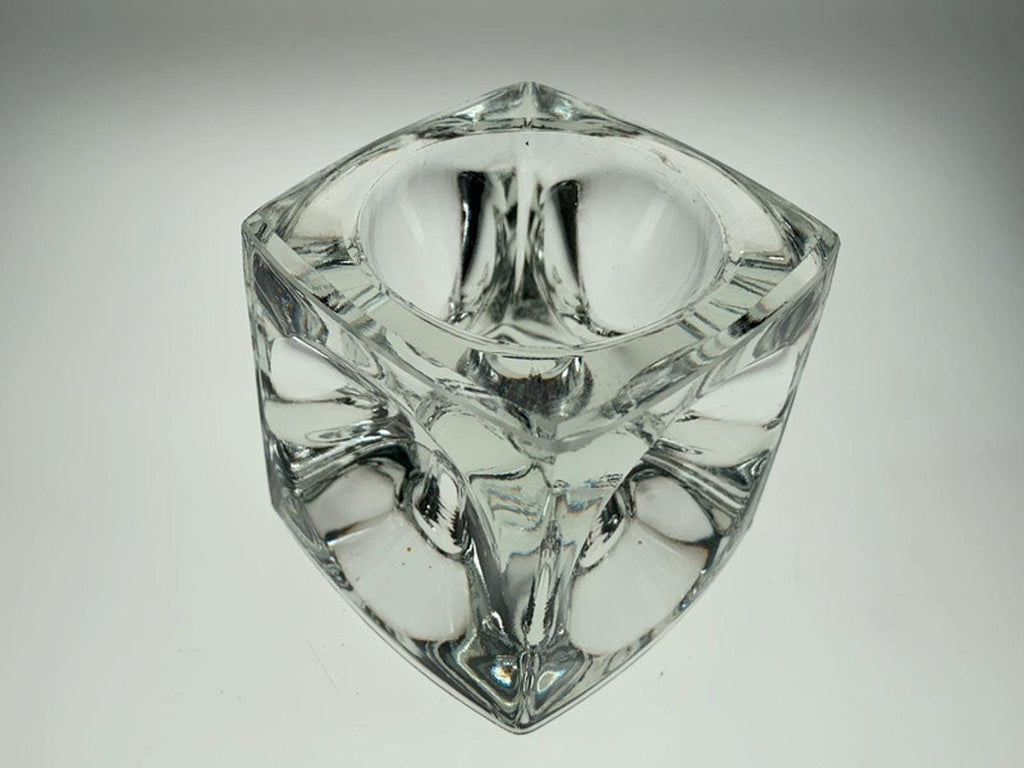 1962 Ice Cube Candleholder by Rudolf Jurniki for Sklo Union, Czech