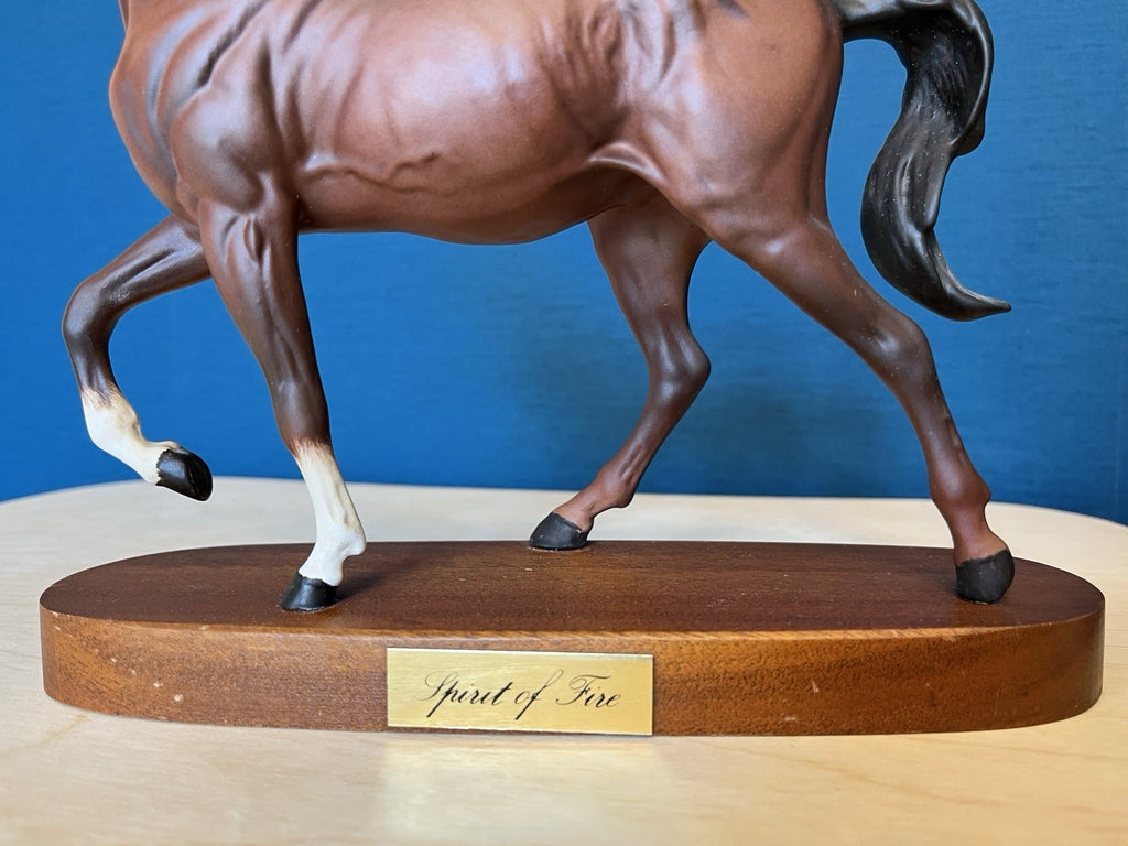 Spirit of Fire Horse Sculpture | Beswick Thoroughbred Figurine Equestrian