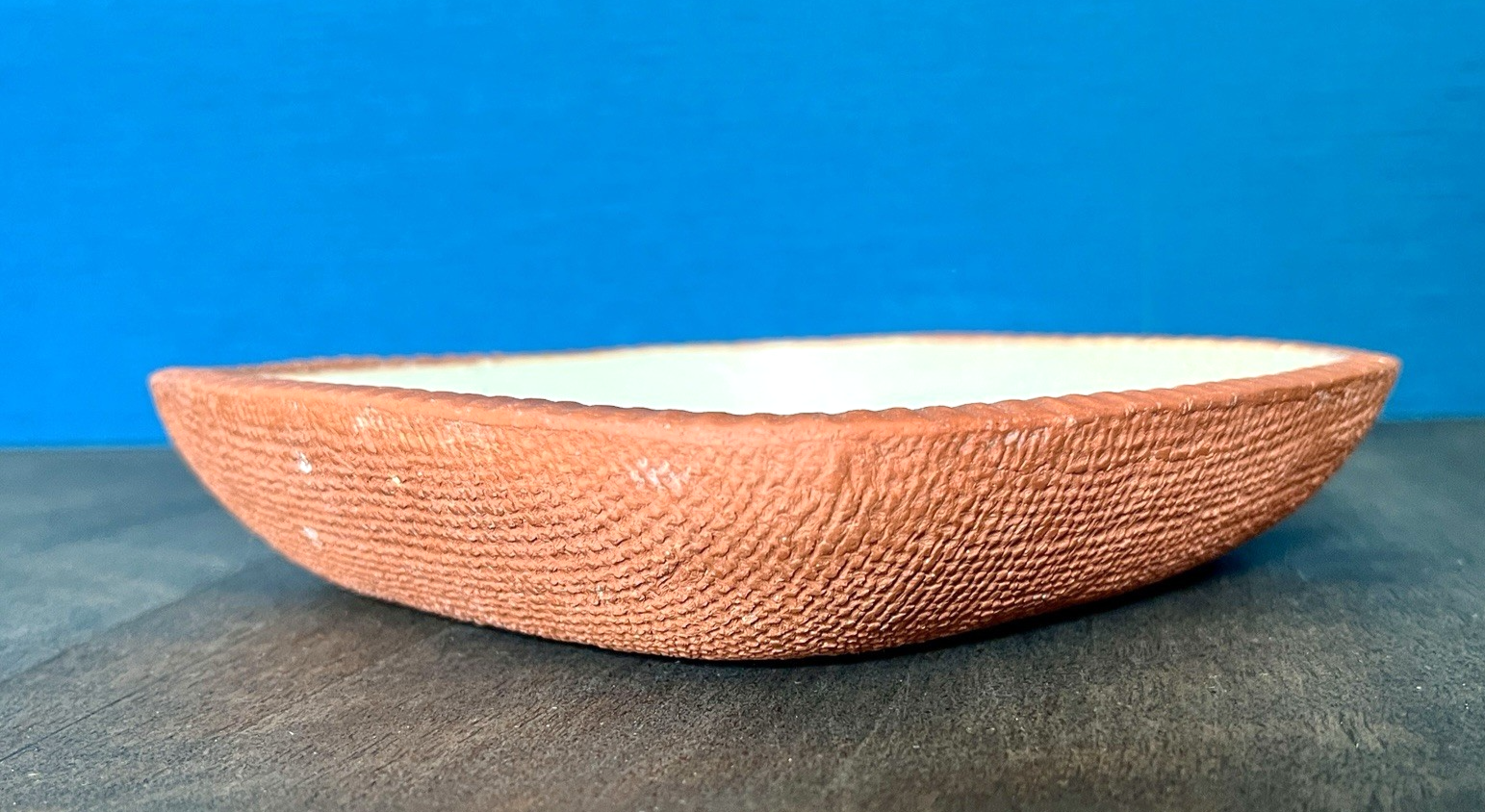 Cross Keys Pottery Leaf Dish Studio Pottery Bowl Handmade Ceramic Dish