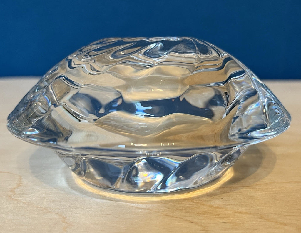 2 Royal Copenhagen Crystal Votive Candle Holders Danish Glass Tea Light Holders