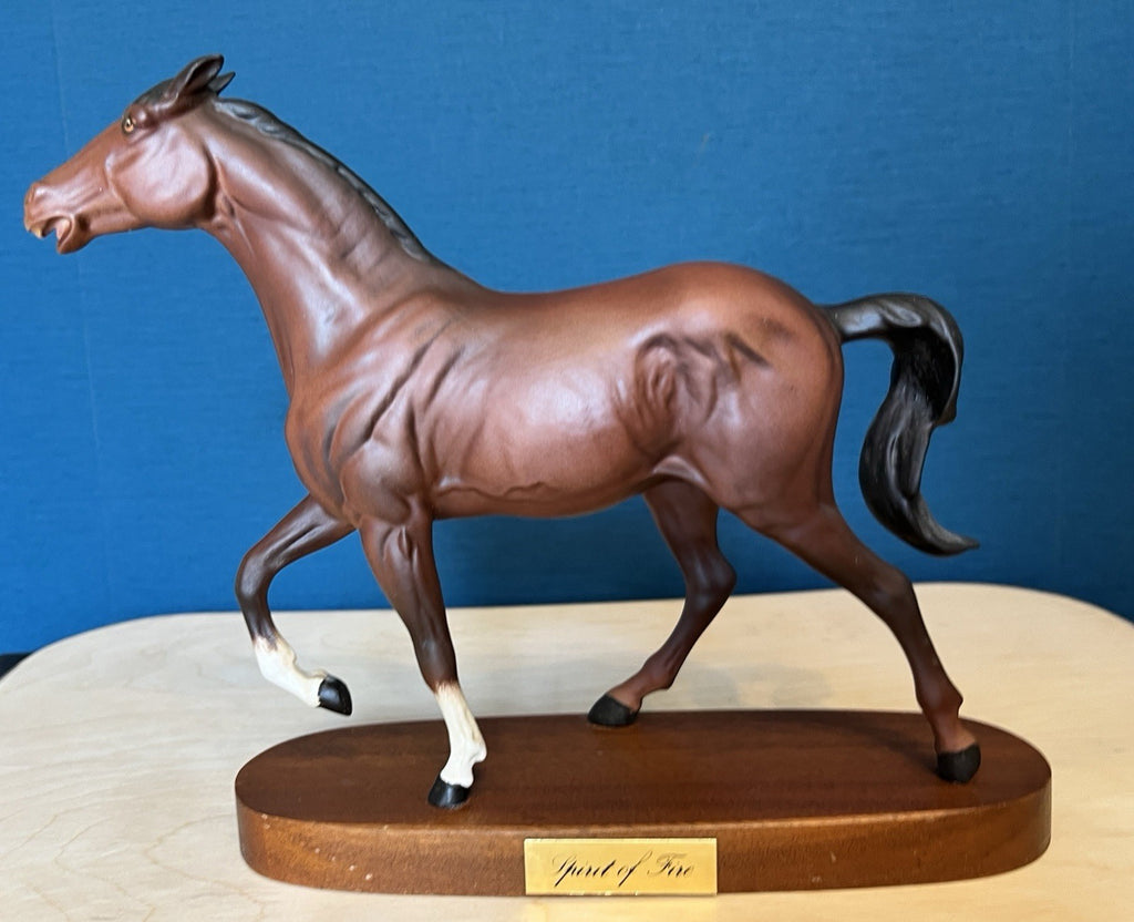 Spirit of Fire Horse Sculpture | Beswick Thoroughbred Figurine Equestrian