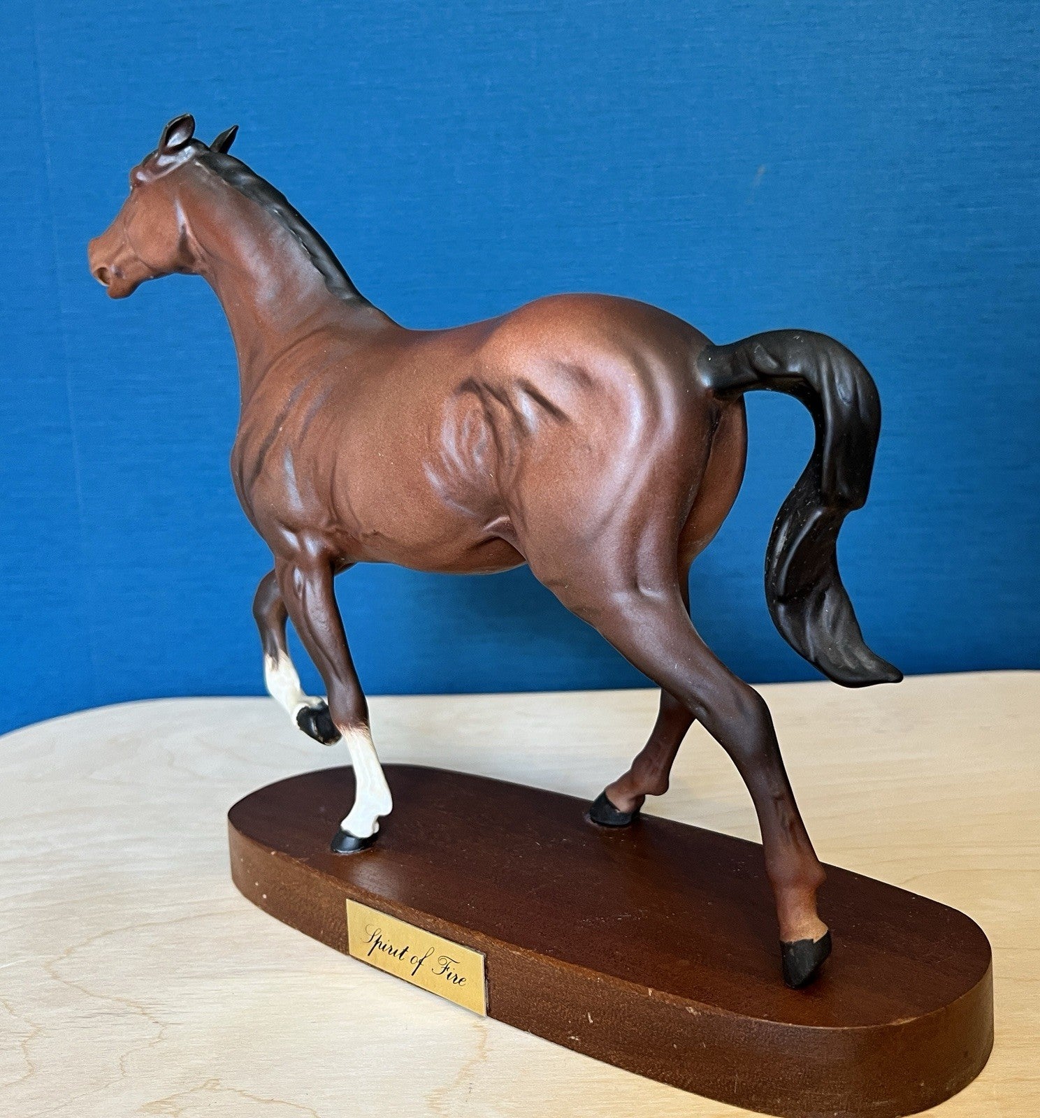 Spirit of Fire Horse Sculpture | Beswick Thoroughbred Figurine Equestrian